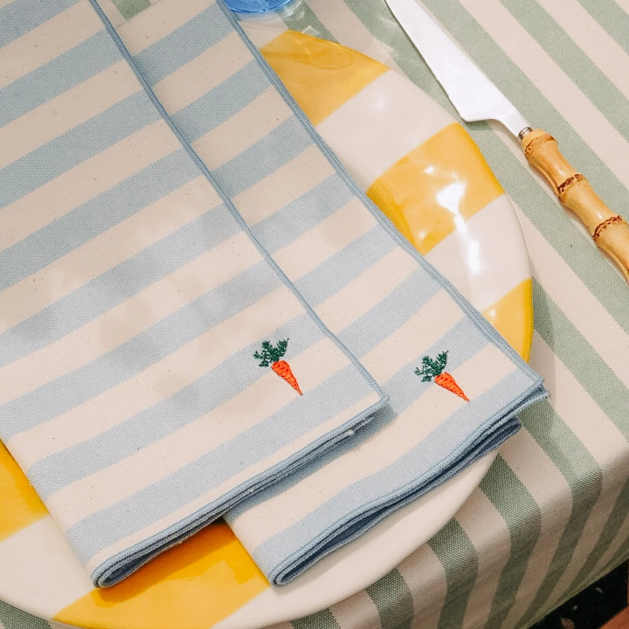 Roupa de mesa Barra, em algodão, com motivos de Páscoa bordados - Image 16
