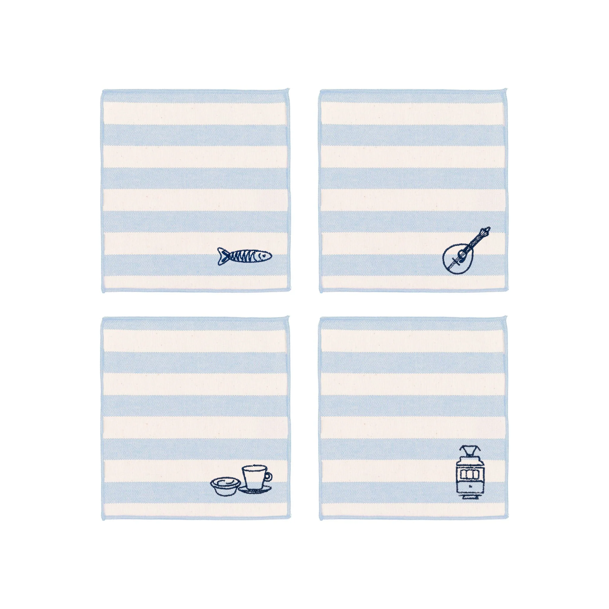 Roupa de mesa Barra, em algodão, com motivos inspirados em Portugal bordados - Image 20