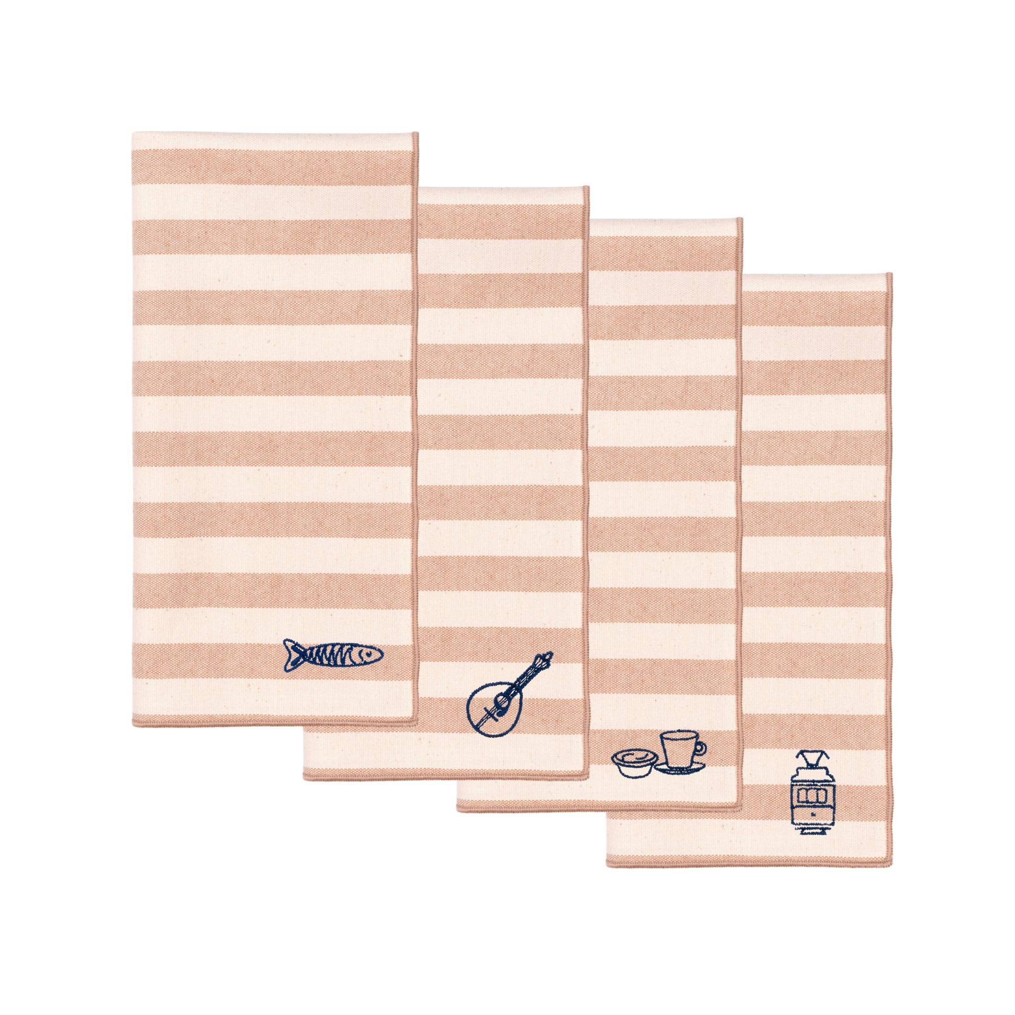 Roupa de mesa Barra, em algodão, com motivos inspirados em Portugal bordados - Image 21