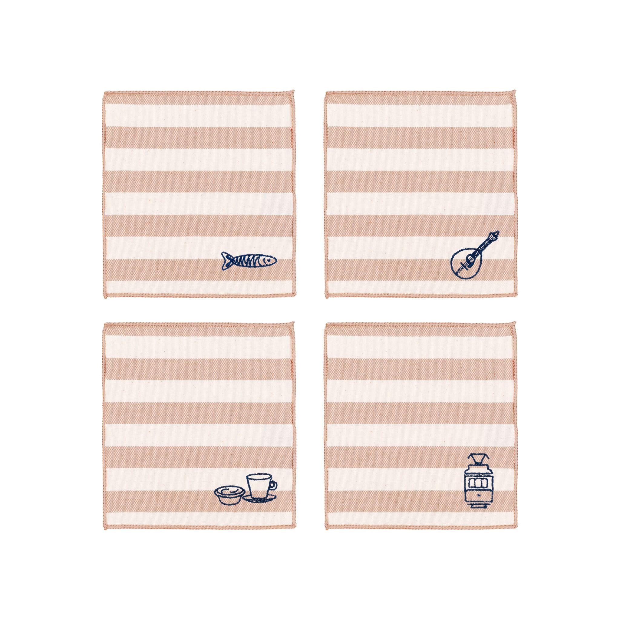 Roupa de mesa Barra, em algodão, com motivos inspirados em Portugal bordados - Image 22