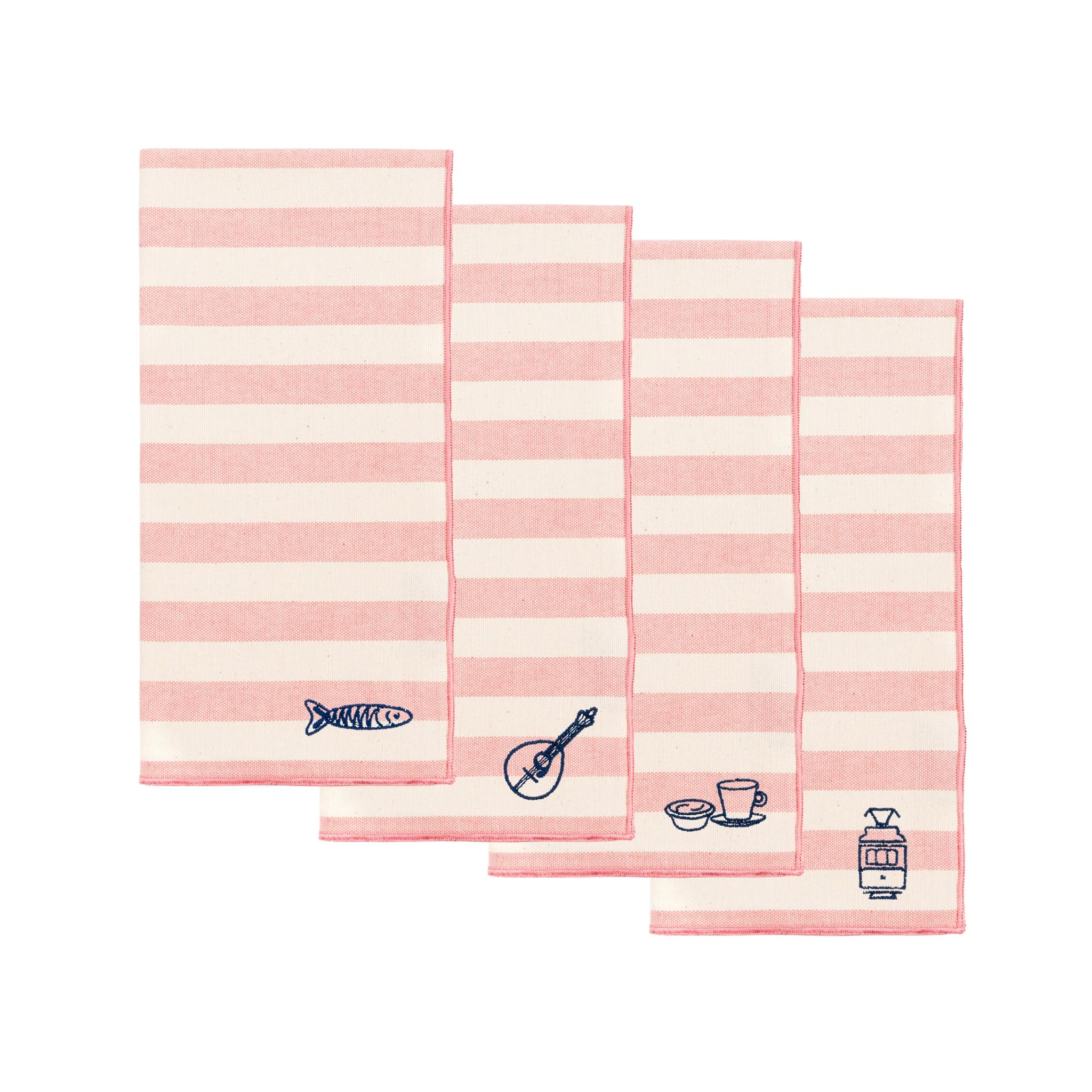 Roupa de mesa Barra, em algodão, com motivos inspirados em Portugal bordados - Image 25