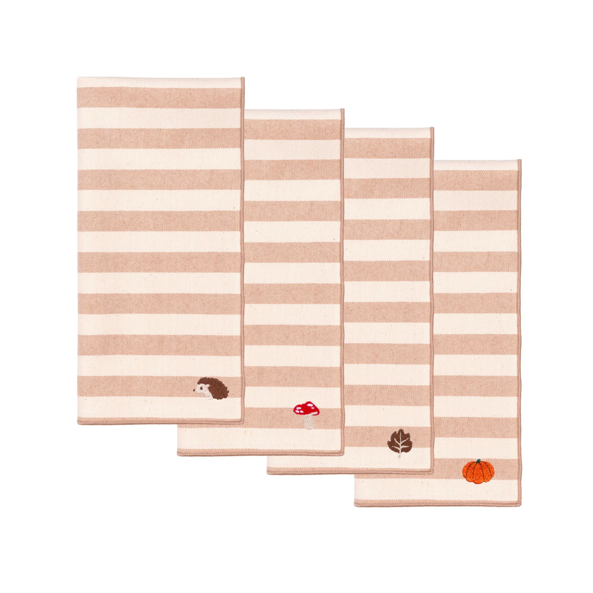 Roupa de mesa Barra, em algodão, com motivos de outono bordados - Image 56