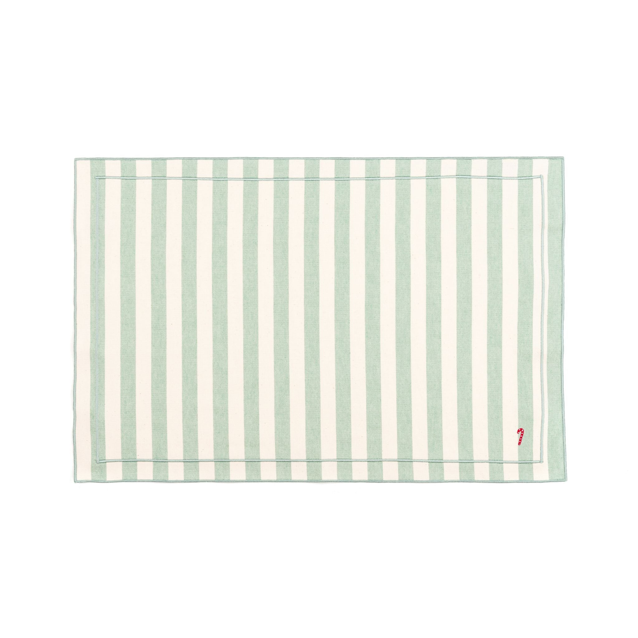 Roupa de mesa Barra, em algodão, com pequenos motivos de Natal bordados - Image 102
