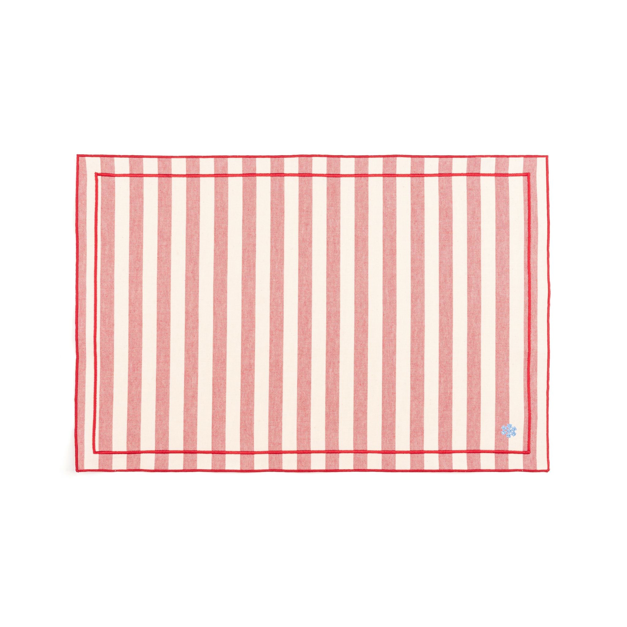 Roupa de mesa Barra, em algodão, com pequenos motivos de Natal bordados - Image 89