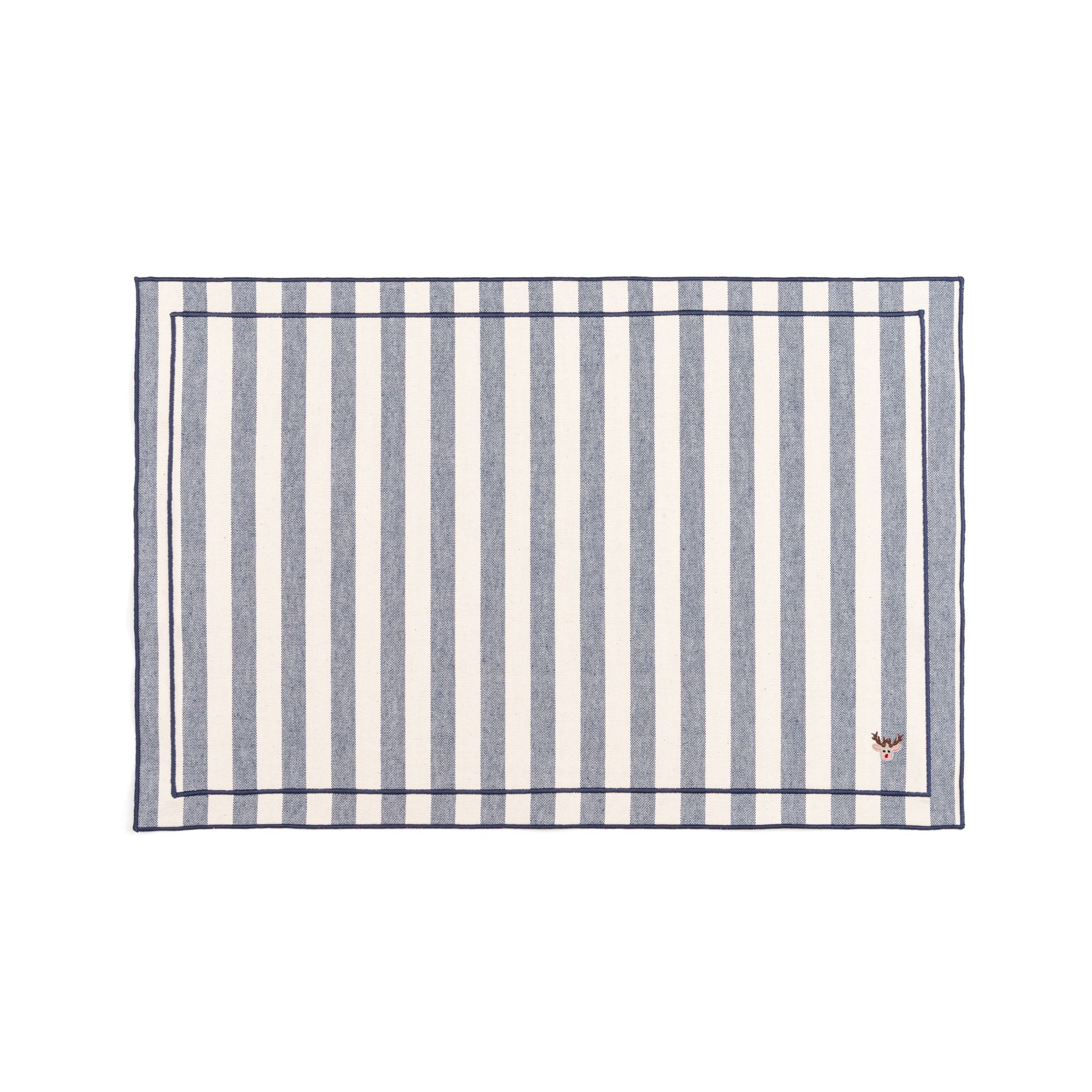 Roupa de mesa Barra, em algodão, com pequenos motivos de Natal bordados - Image 96