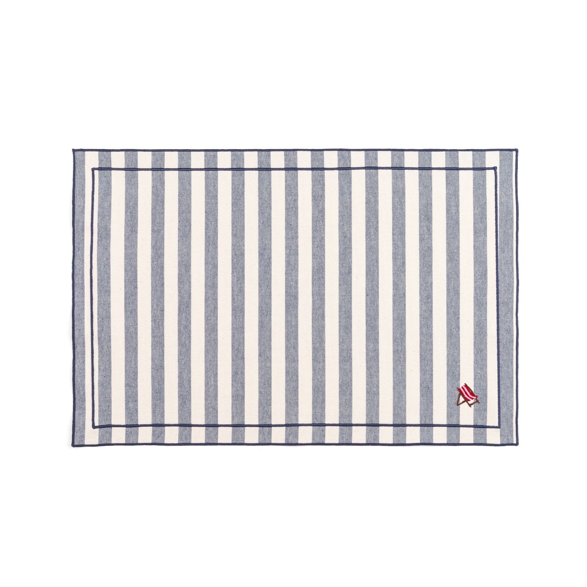Roupa de mesa Barra, em algodão, com motivos de verão bordados - Image 100