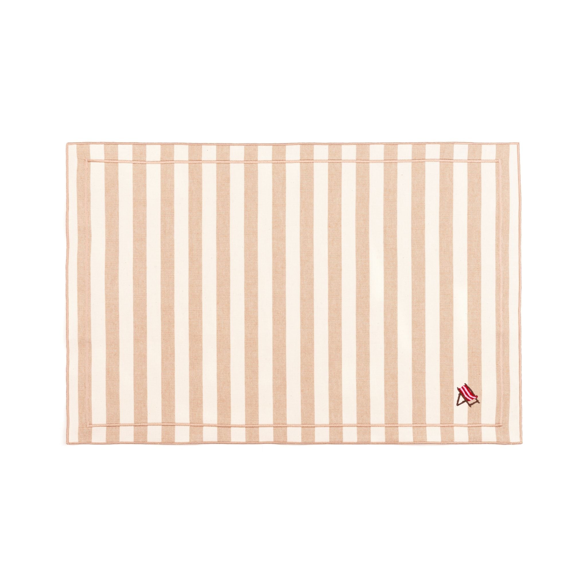 Roupa de mesa Barra, em algodão, com motivos de verão bordados - Image 101