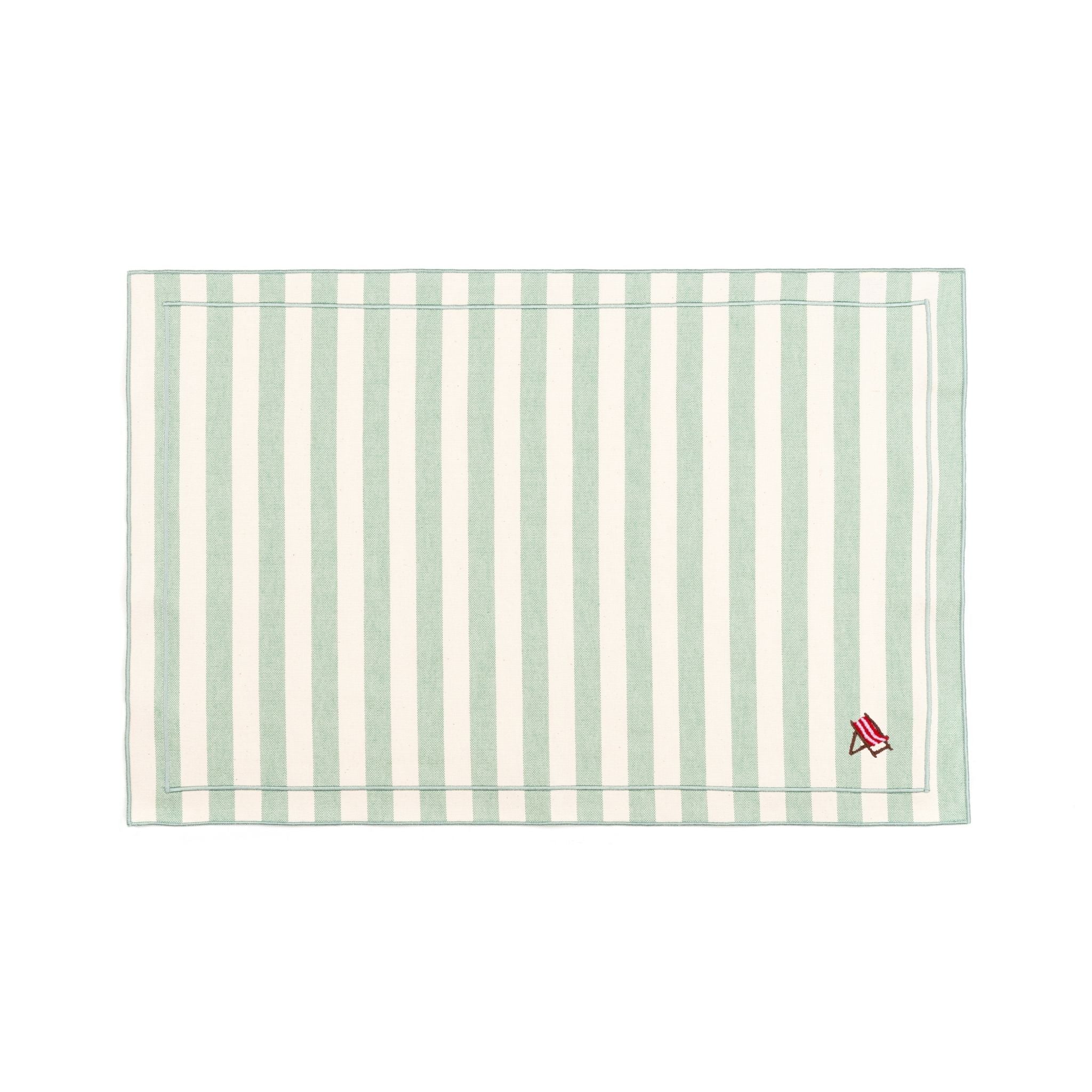 Roupa de mesa Barra, em algodão, com motivos de verão bordados - Image 103