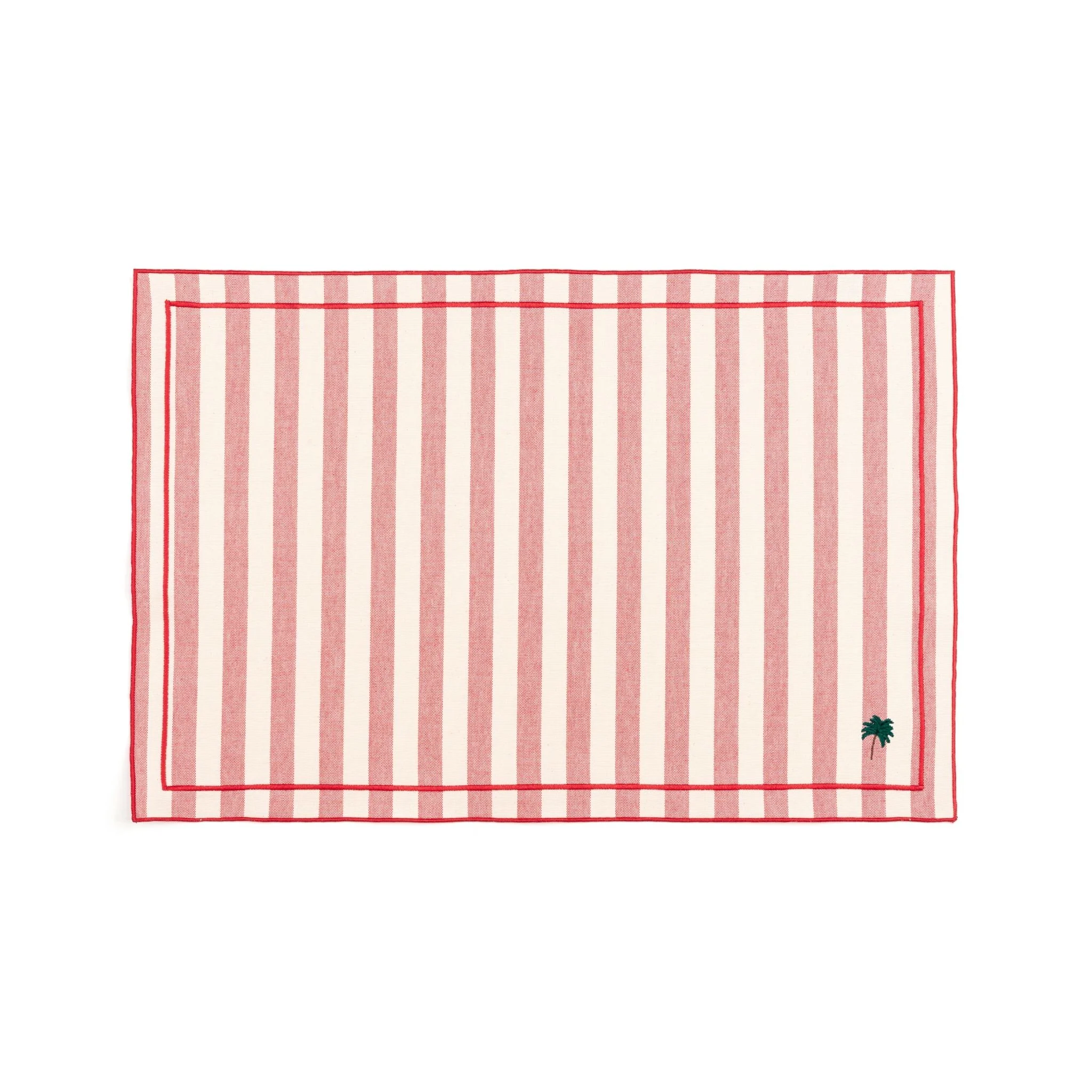 Roupa de mesa Barra, em algodão, com motivos de verão bordados - Image 80
