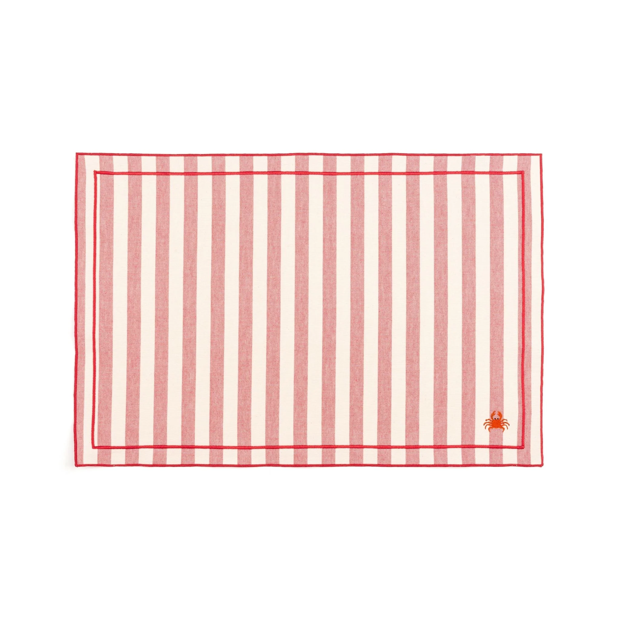 Roupa de mesa Barra, em algodão, com motivos de verão bordados - Image 86