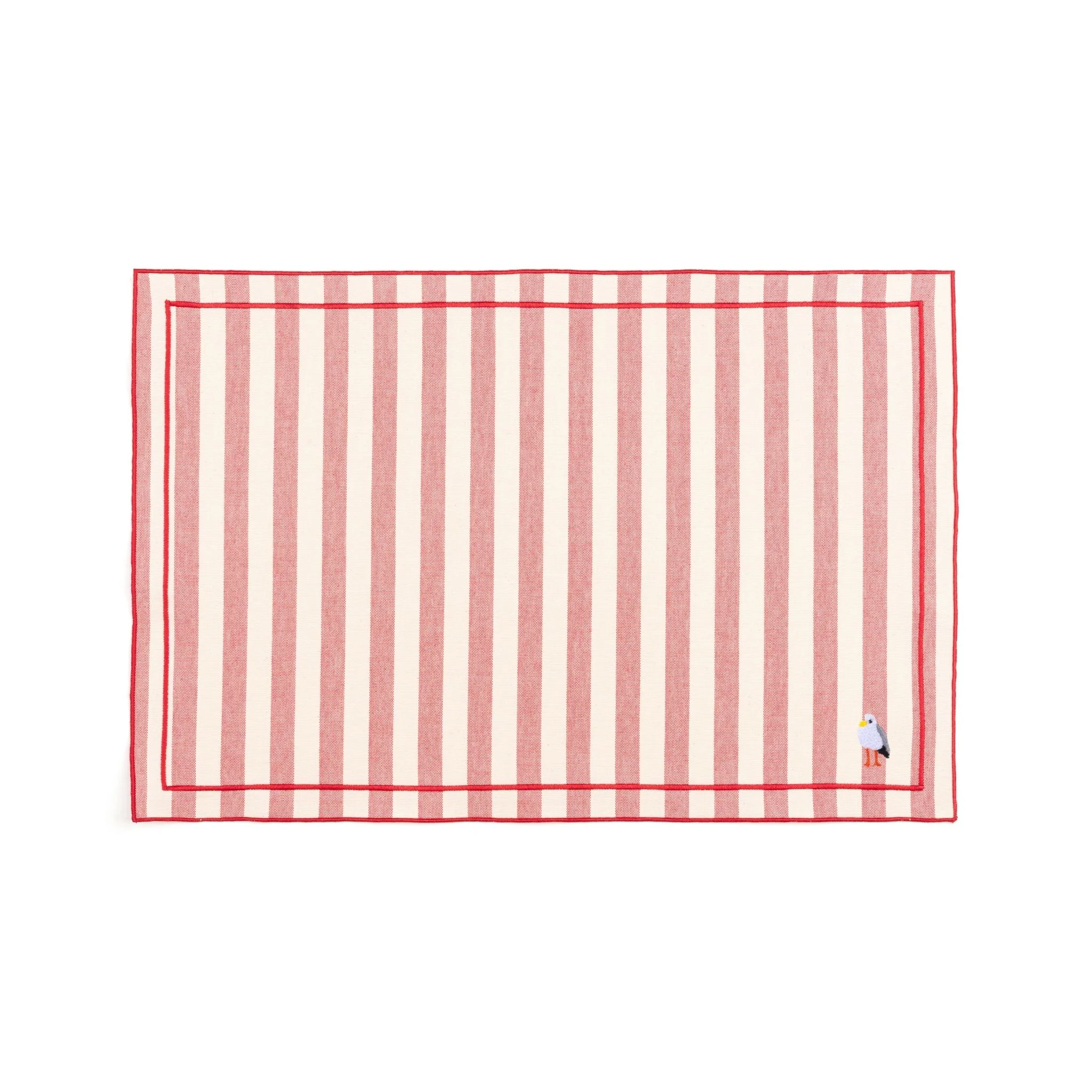 Roupa de mesa Barra, em algodão, com motivos de verão bordados - Image 92