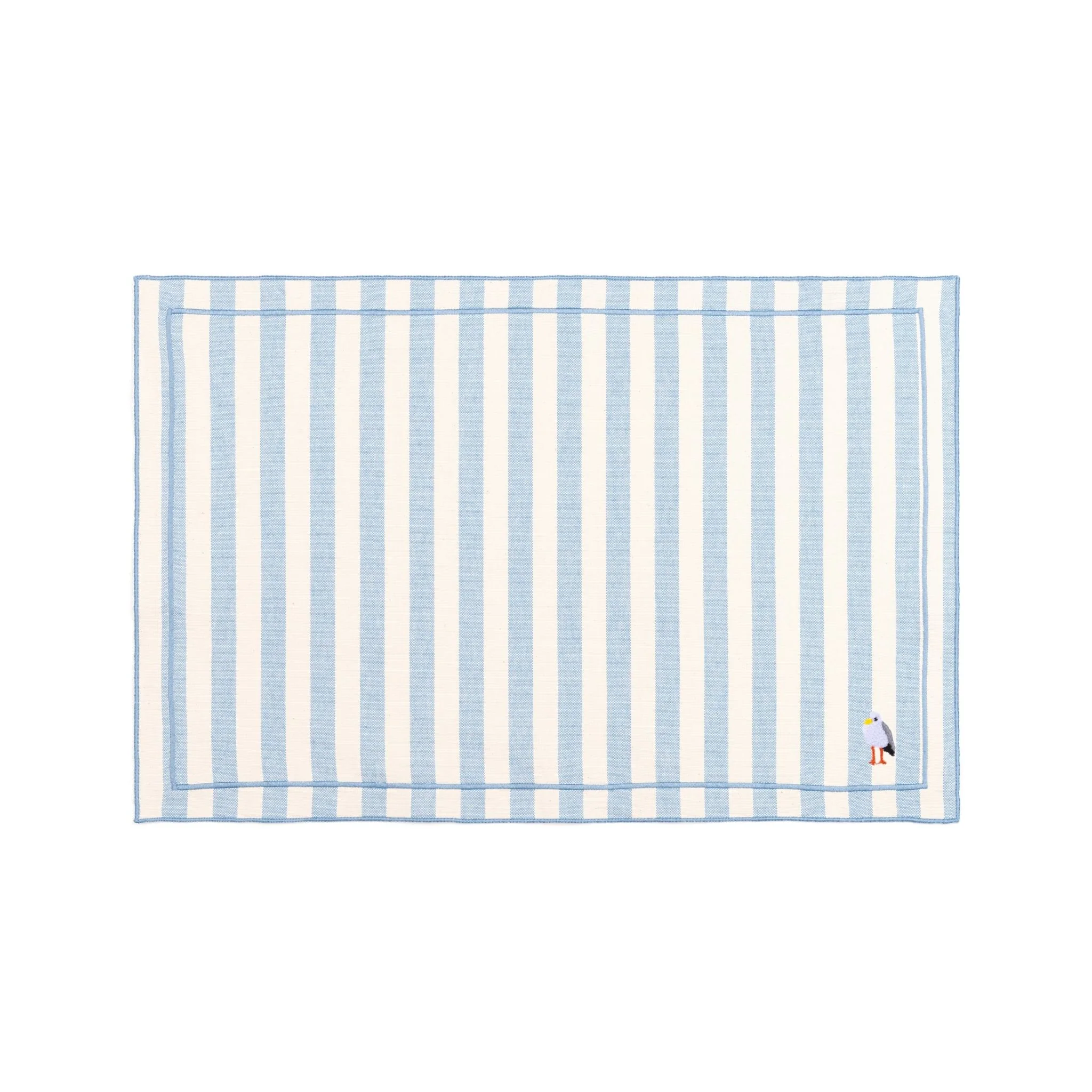 Roupa de mesa Barra, em algodão, com motivos de verão bordados - Image 96