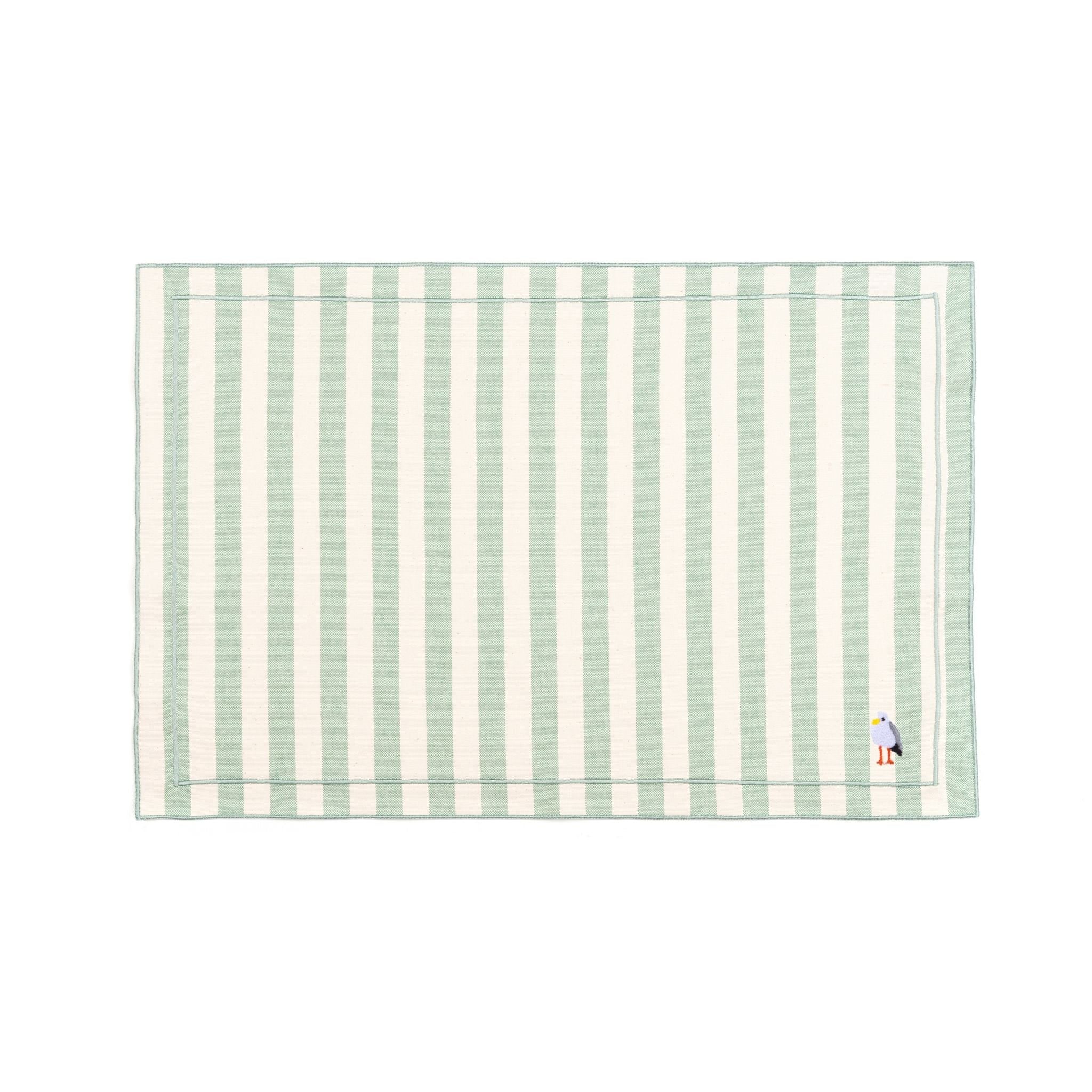 Roupa de mesa Barra, em algodão, com motivos de verão bordados - Image 97