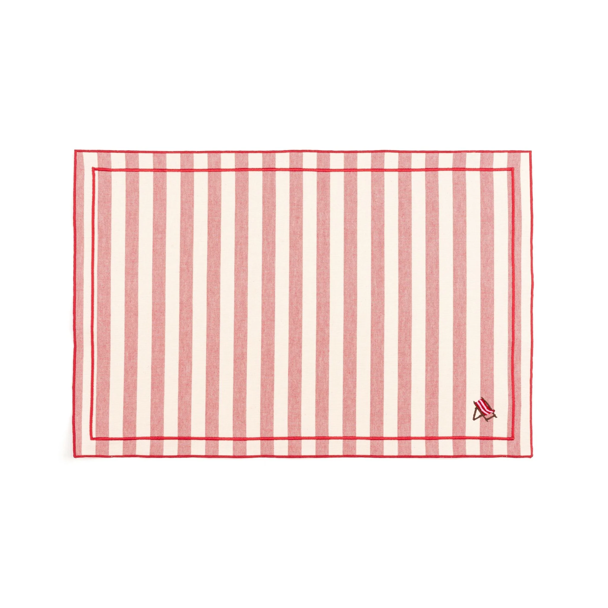 Roupa de mesa Barra, em algodão, com motivos de verão bordados - Image 98