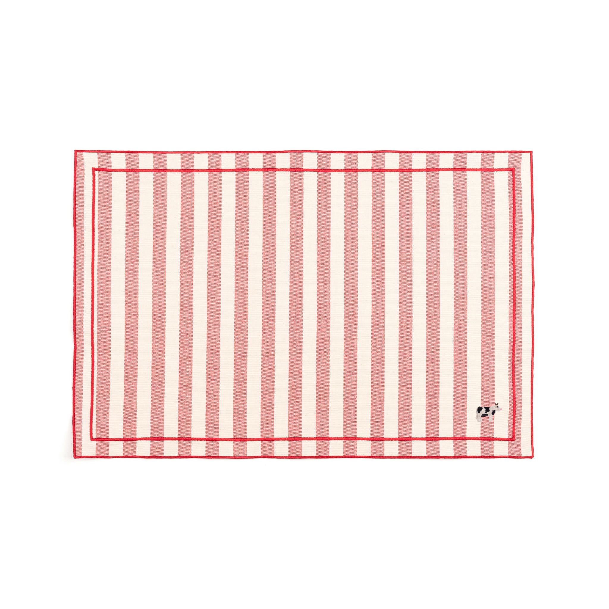 Roupa de mesa Barra, em algodão, com animais da quinta bordados - Image 103