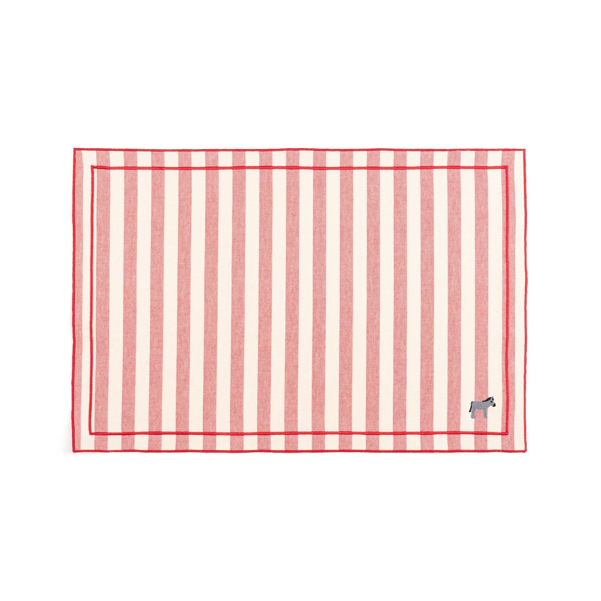 Roupa de mesa Barra, em algodão, com animais da quinta bordados - Image 106