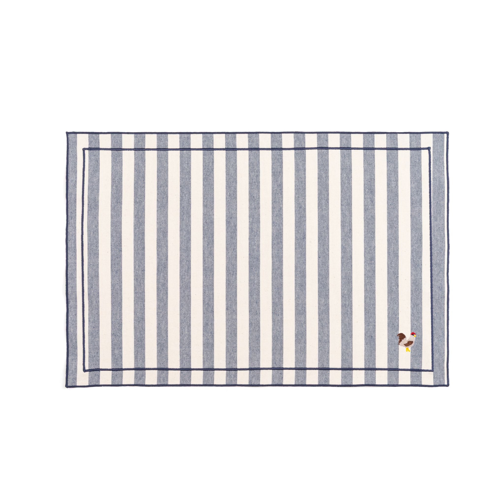 Roupa de mesa Barra, em algodão, com animais da quinta bordados - Image 113