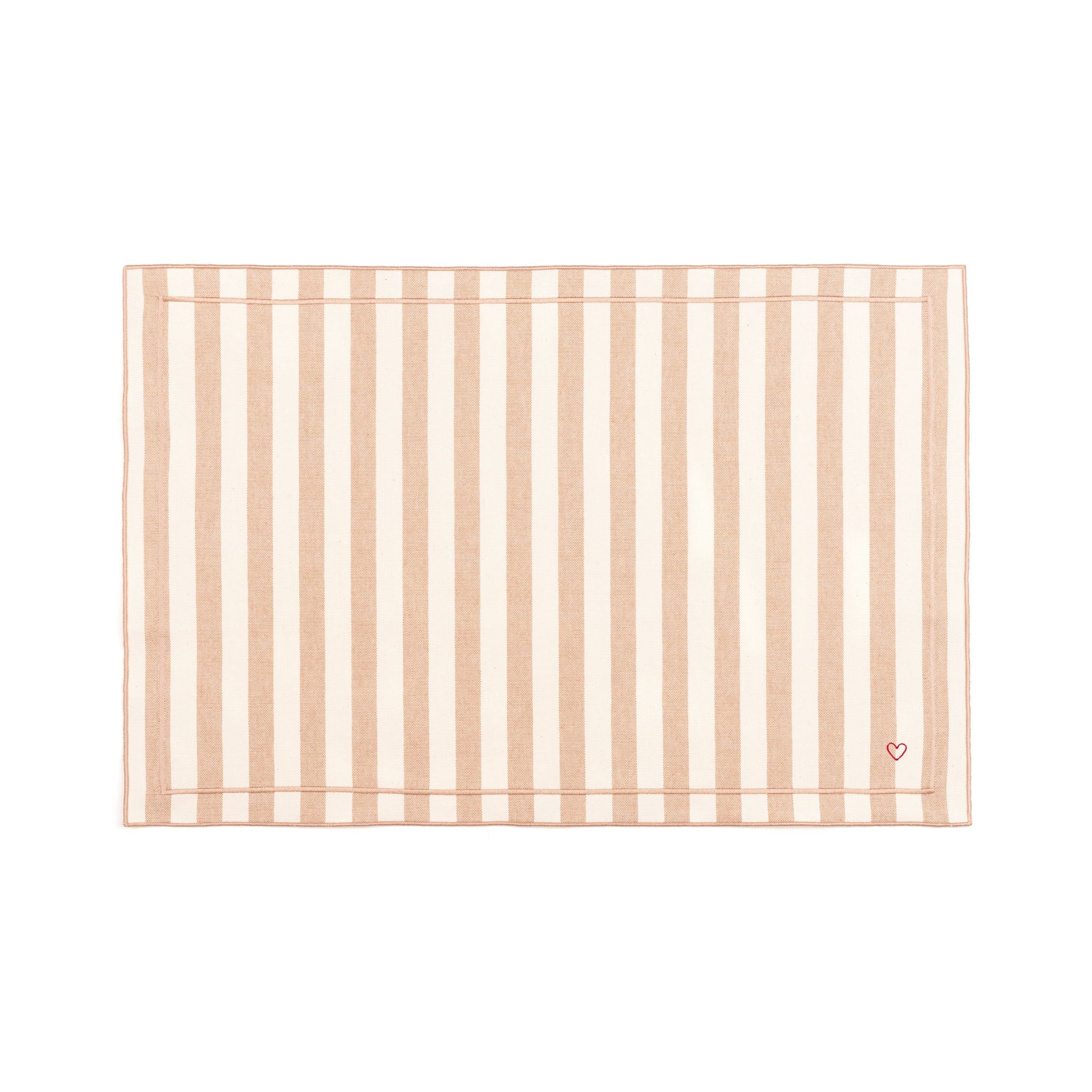 Roupa de mesa Barra, em algodão, com corações bordados - Image 51