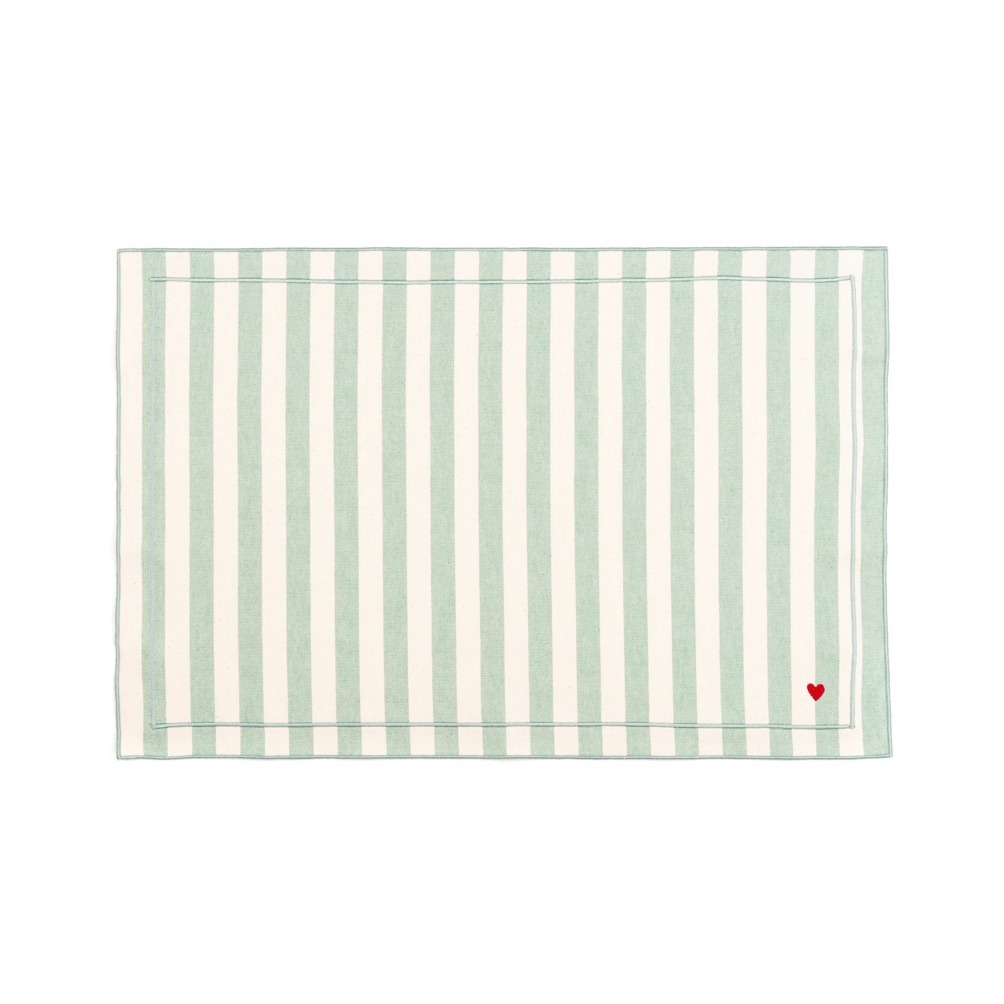 Roupa de mesa Barra, em algodão, com corações bordados - Image 52
