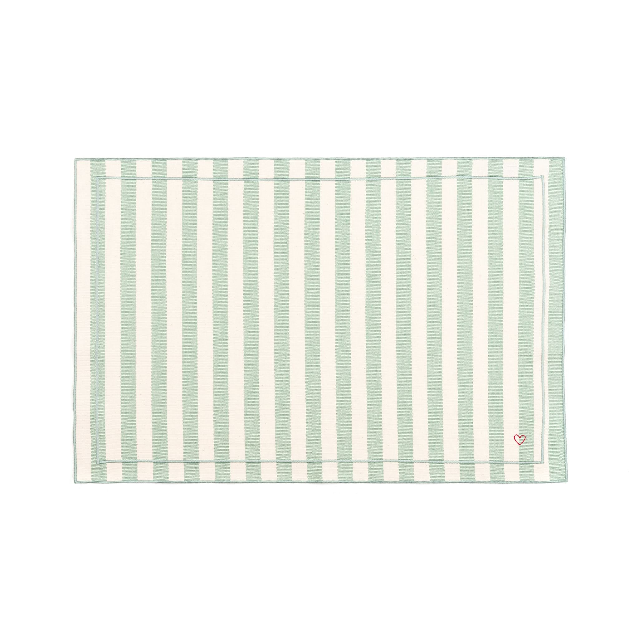 Roupa de mesa Barra, em algodão, com corações bordados - Image 53
