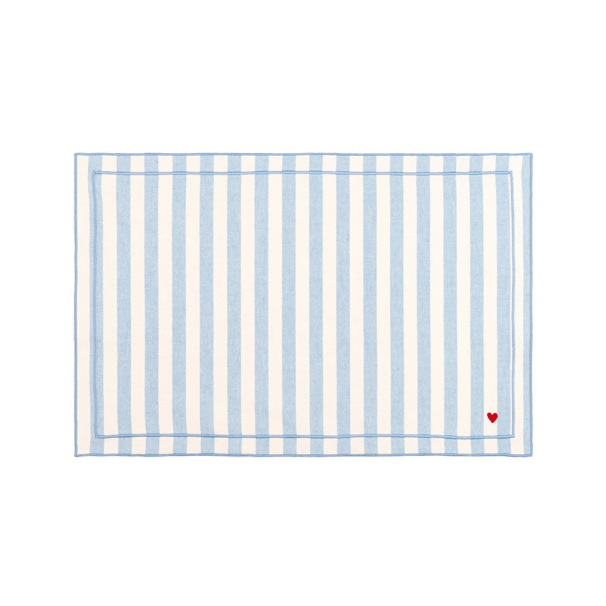 Roupa de mesa Barra, em algodão, com corações bordados - Image 54