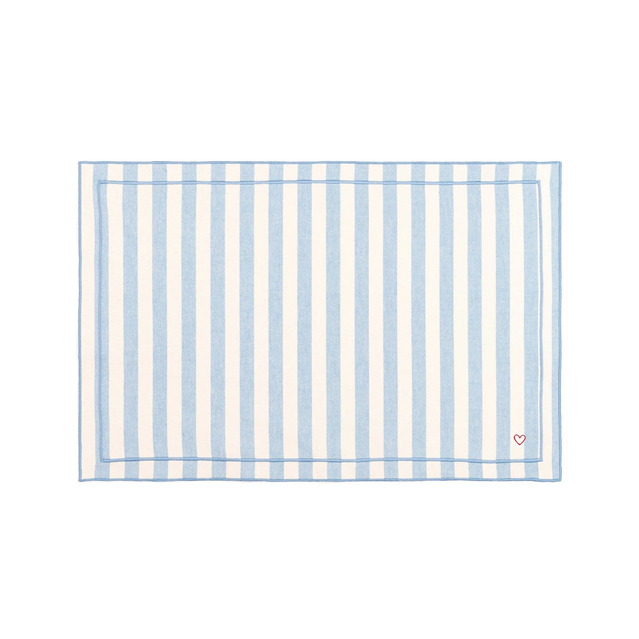 Roupa de mesa Barra, em algodão, com corações bordados - Image 55