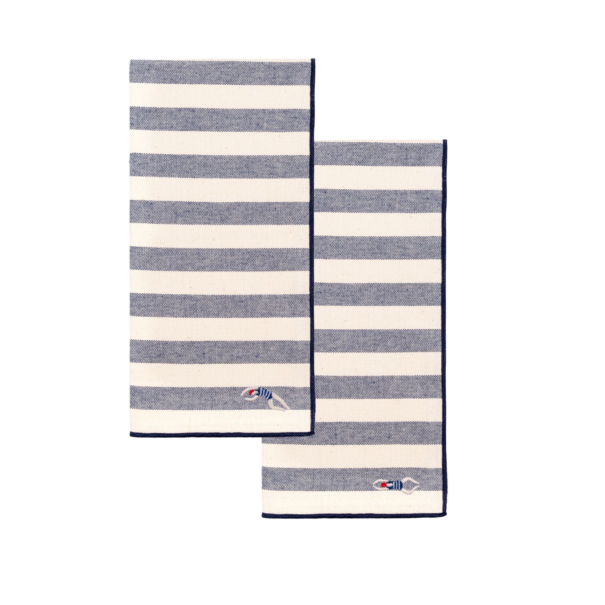 Roupa de mesa Barra, em algodão, com desportistas retro bordados - Image 136