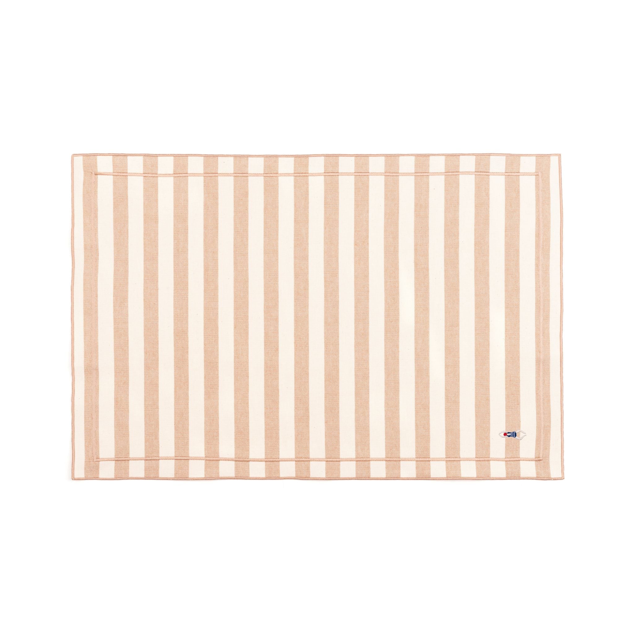 Roupa de mesa Barra, em algodão, com desportistas retro bordados - Image 162