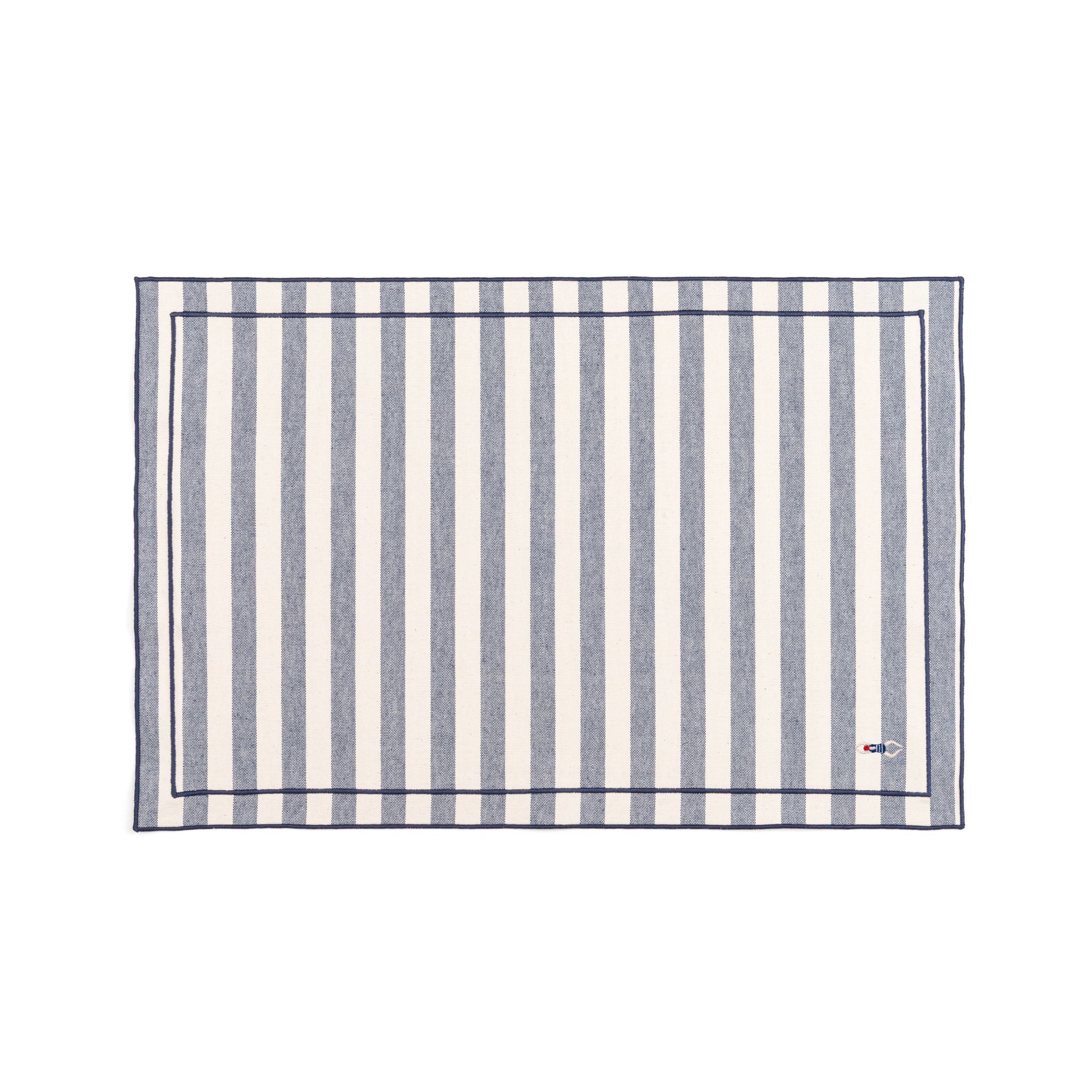 Roupa de mesa Barra, em algodão, com desportistas retro bordados - Image 170