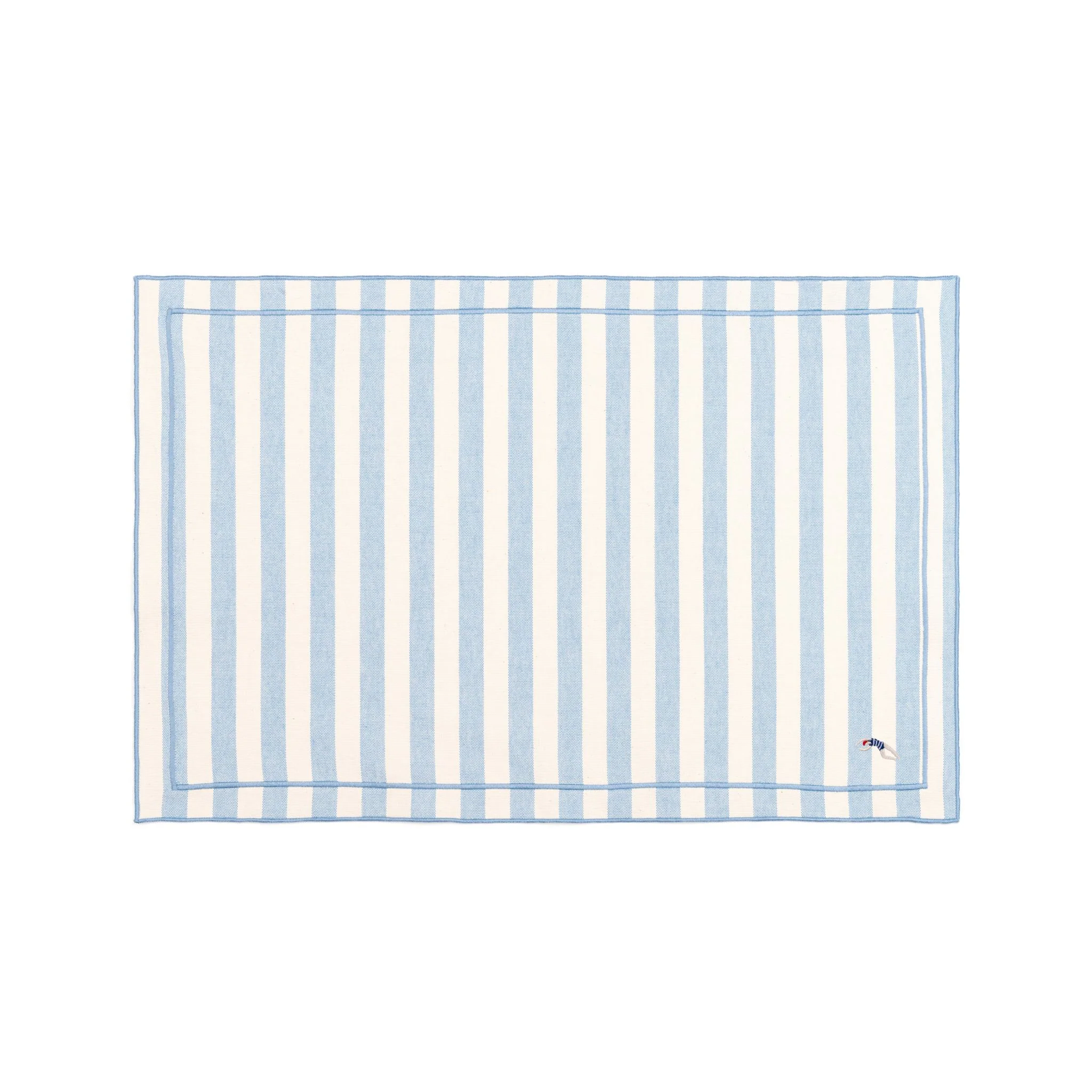 Roupa de mesa Barra, em algodão, com desportistas retro bordados - Image 179