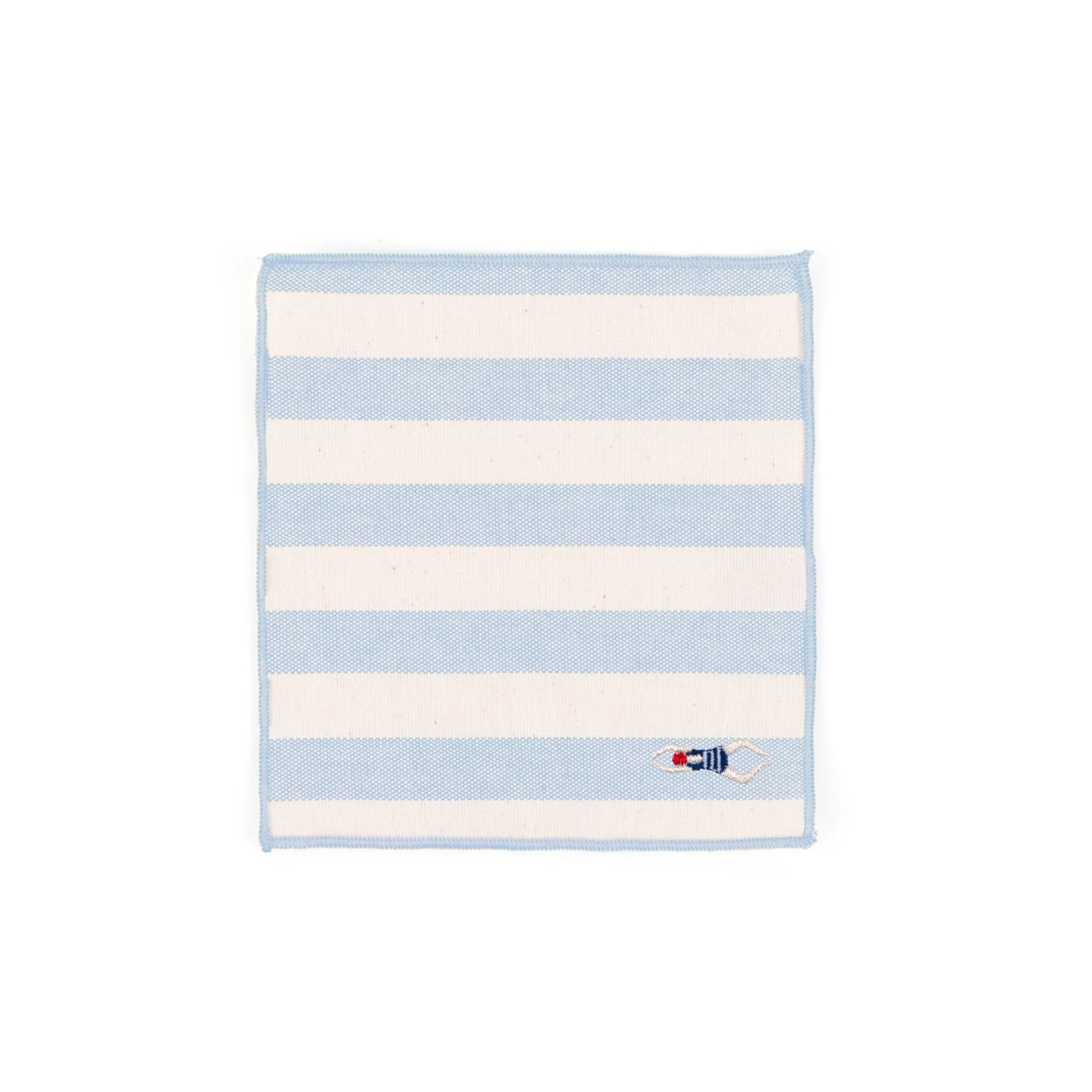 Roupa de mesa Barra, em algodão, com desportistas retro bordados - Image 84
