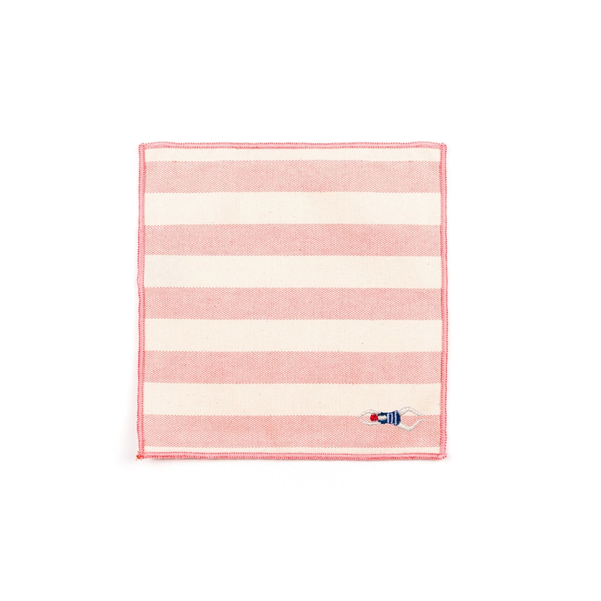 Roupa de mesa Barra, em algodão, com desportistas retro bordados - Image 86