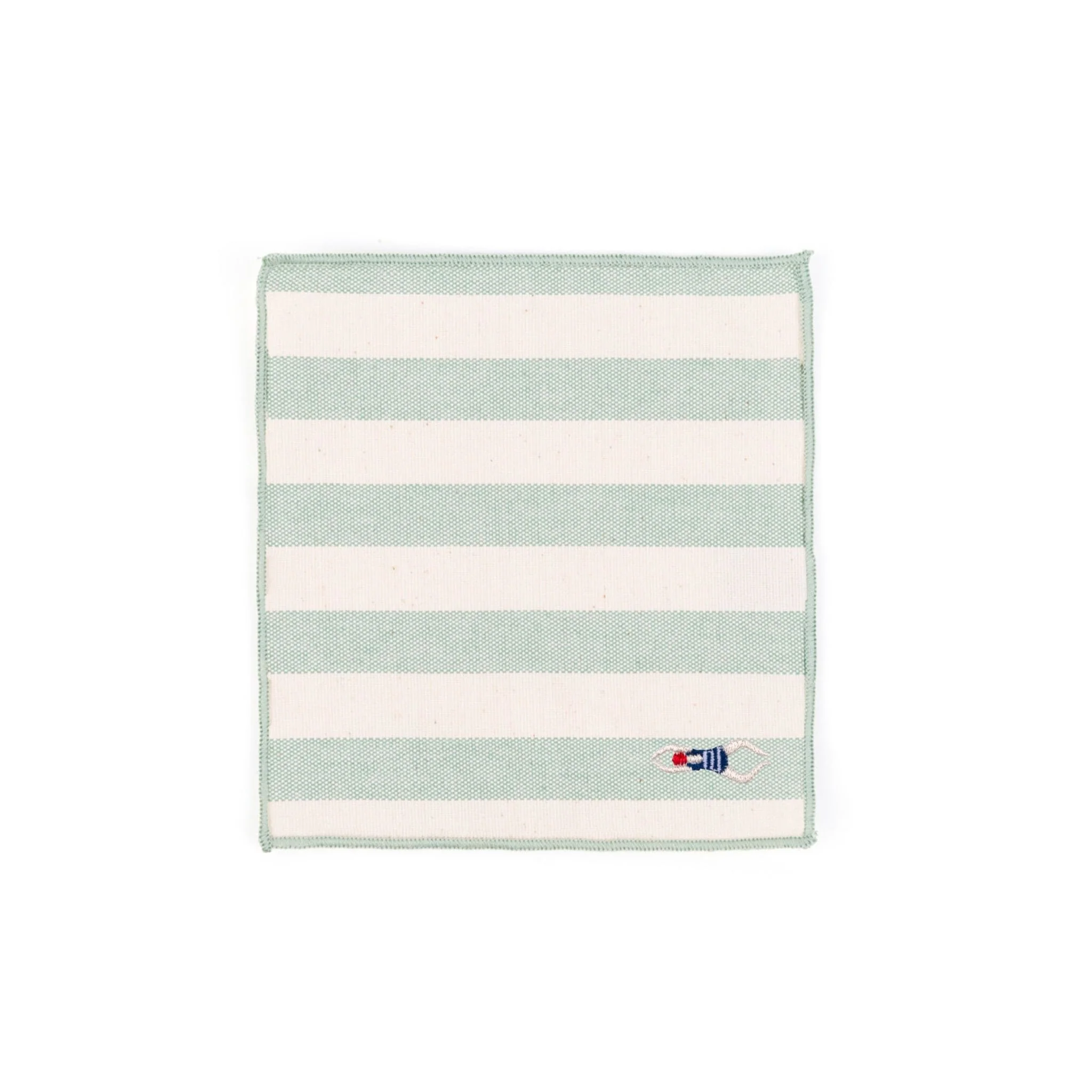 Roupa de mesa Barra, em algodão, com desportistas retro bordados - Image 90