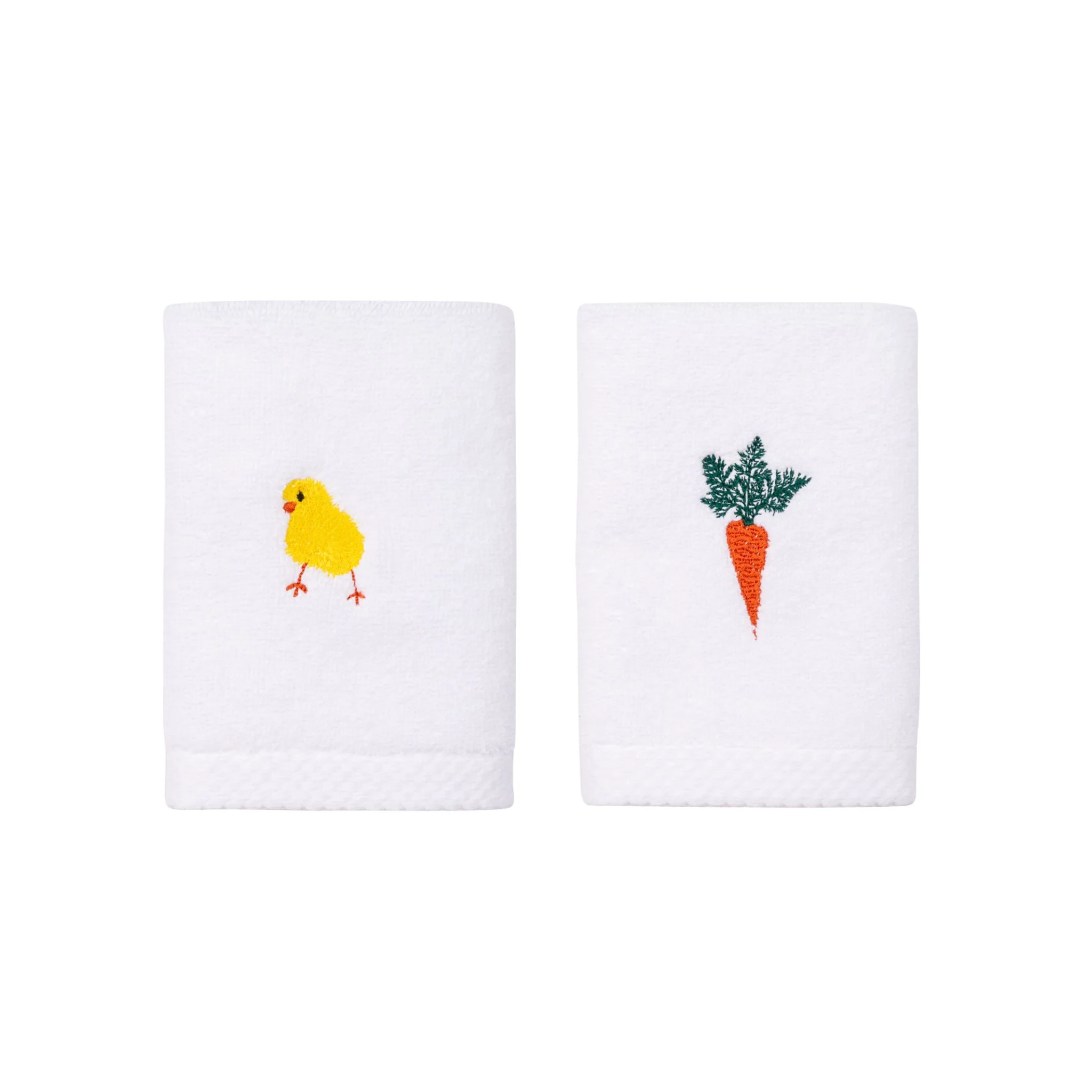 Toalhas de banho Luxus brancas, em algodão, com motivos de Páscoa bordados - Image 6