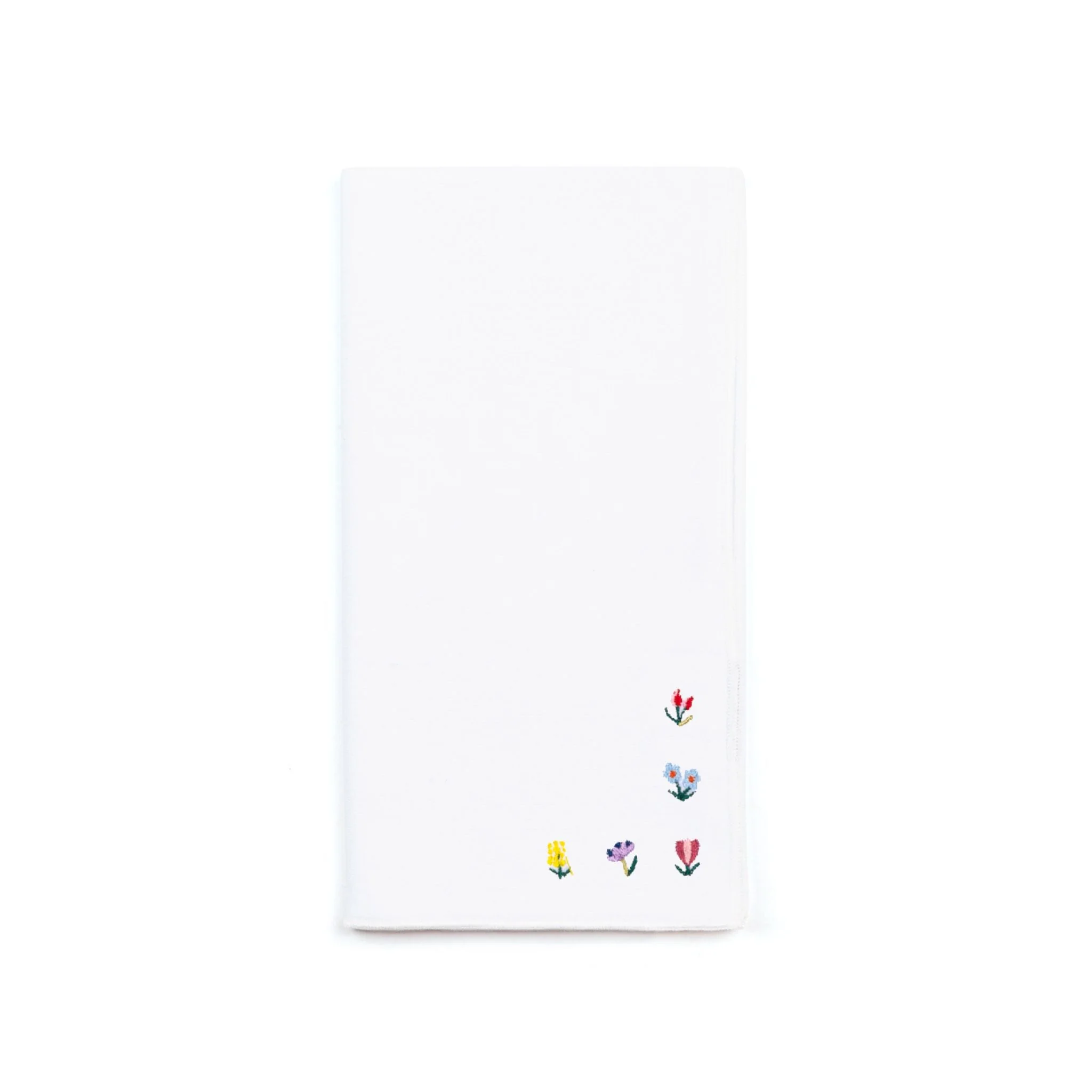 Roupa de mesa Nazaré branco, em algodão, com flores bordadas - Image 15