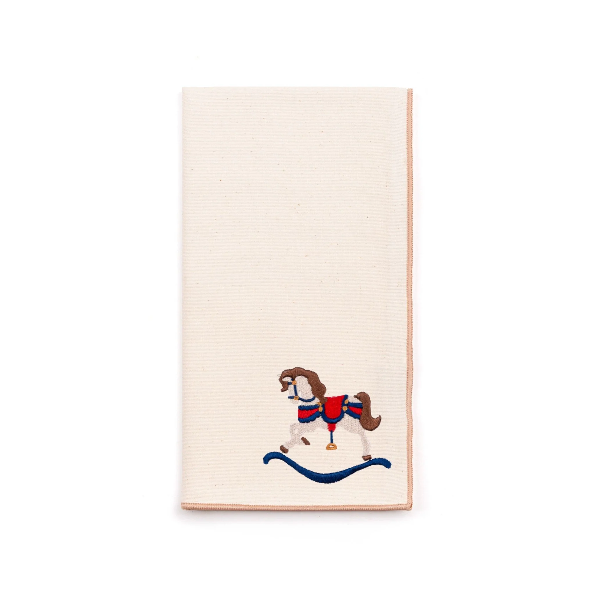 Roupa de mesa Nazaré em cru, em algodão, com cavalos bordados - Image 13