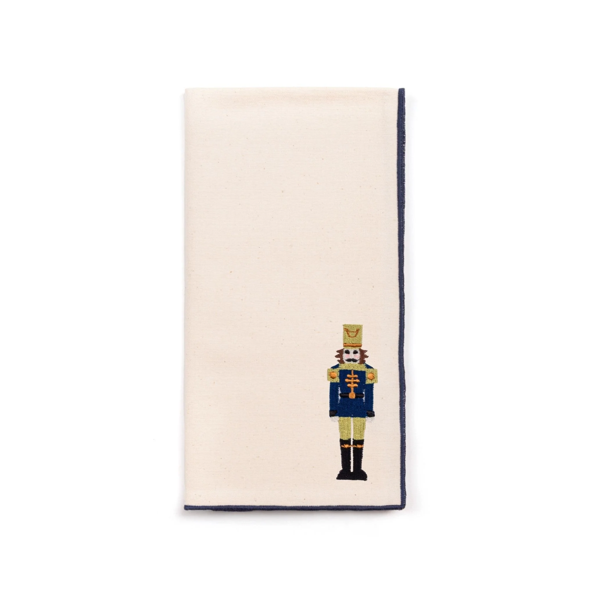 Roupa de mesa Nazaré em cru, em algodão, com soldados bordados - Image 6