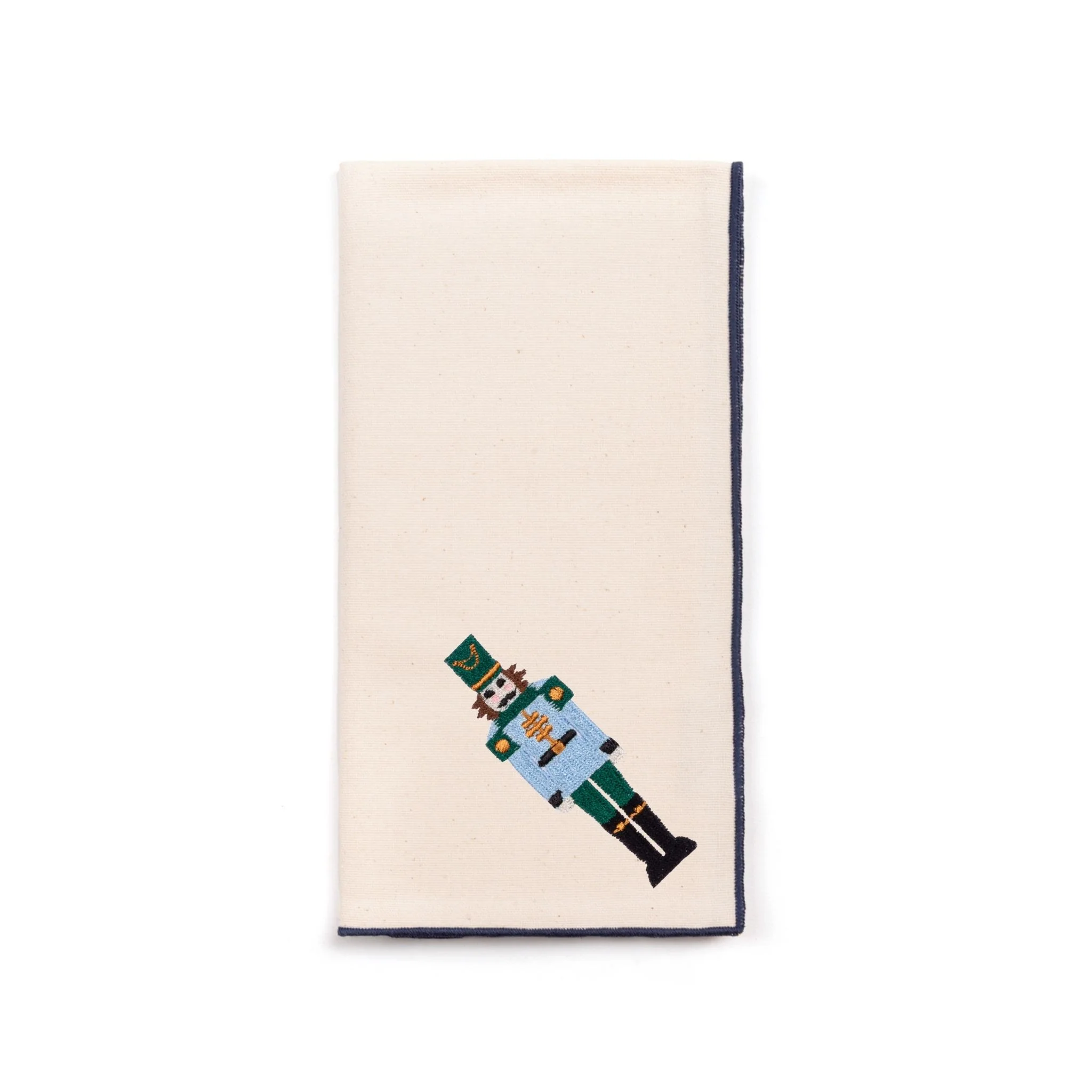 Roupa de mesa Nazaré em cru, em algodão, com soldados bordados - Image 7