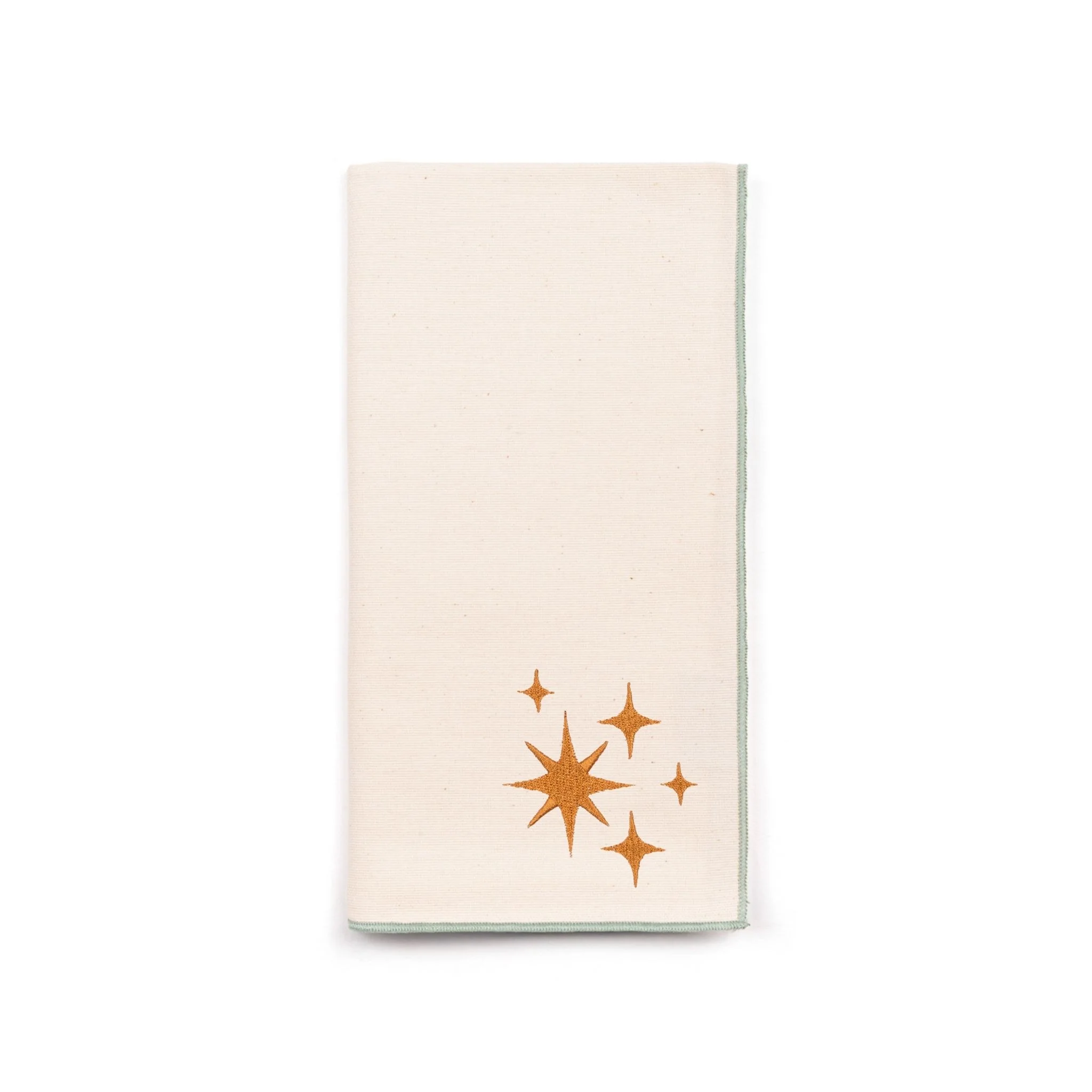 Roupa de mesa Nazaré em cru, em algodão, com bordados de estrelas - Image 13