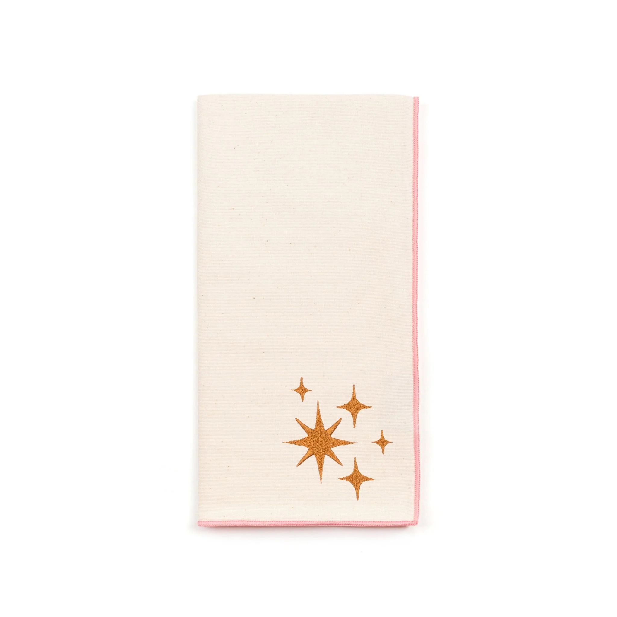 Roupa de mesa Nazaré em cru, em algodão, com bordados de estrelas - Image 16