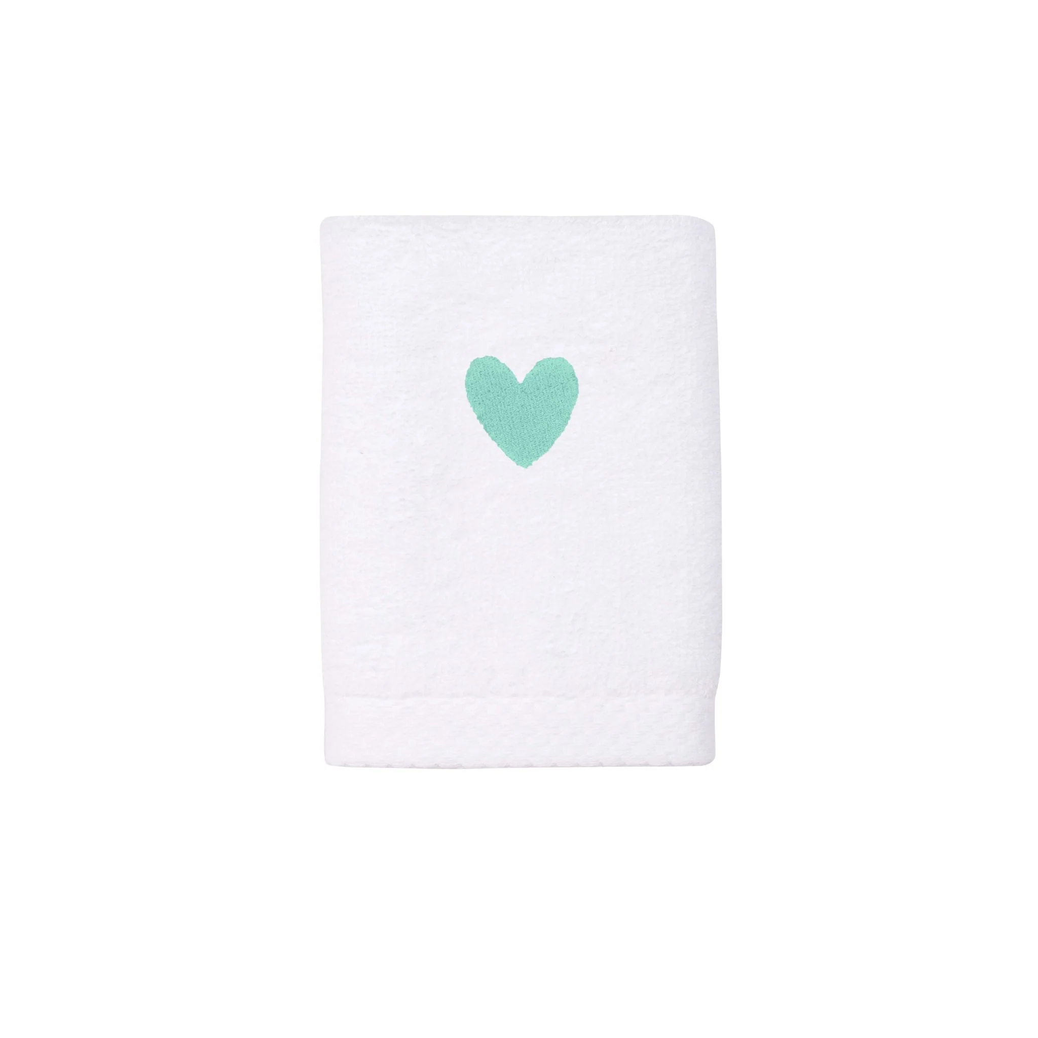 Toalhas de banho Luxus brancas, em algodão, com corações bordados - Image 27