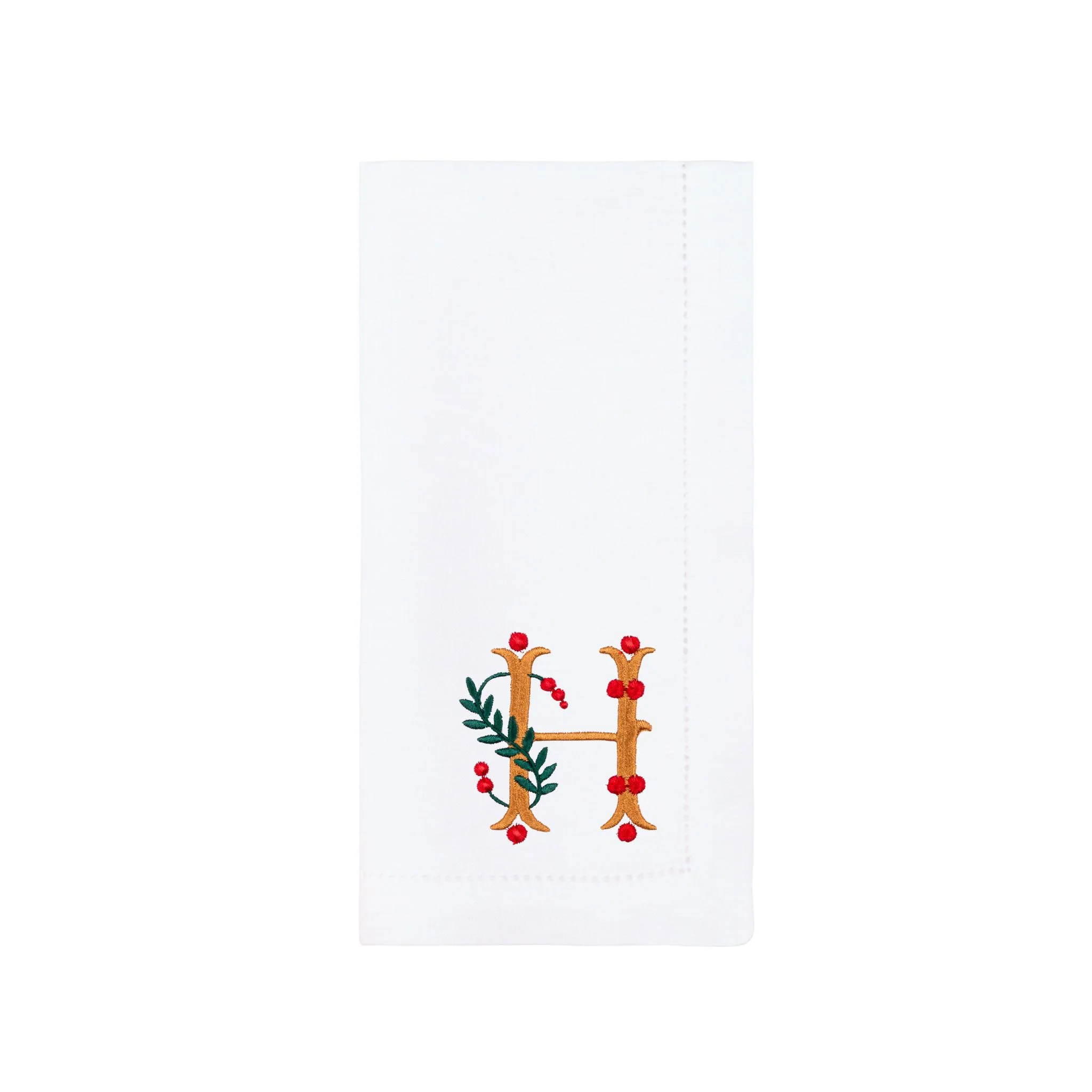 Roupa de mesa Mafra, em algodão, com letras de Natal bordadas - Image 12