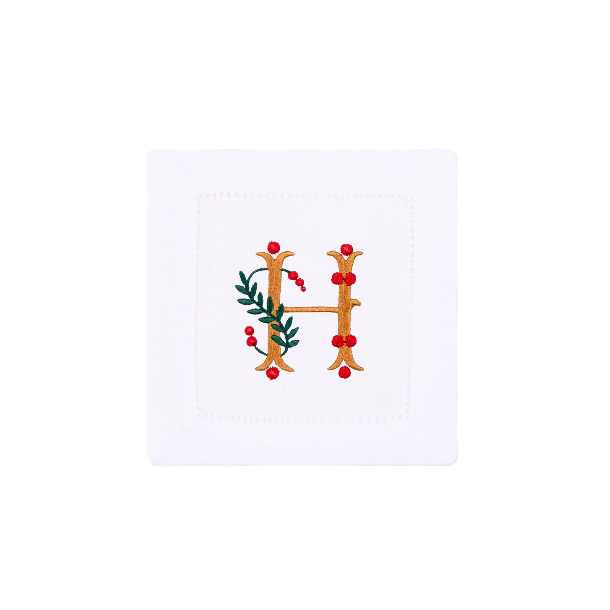 Roupa de mesa Mafra, em algodão, com letras de Natal bordadas - Image 18