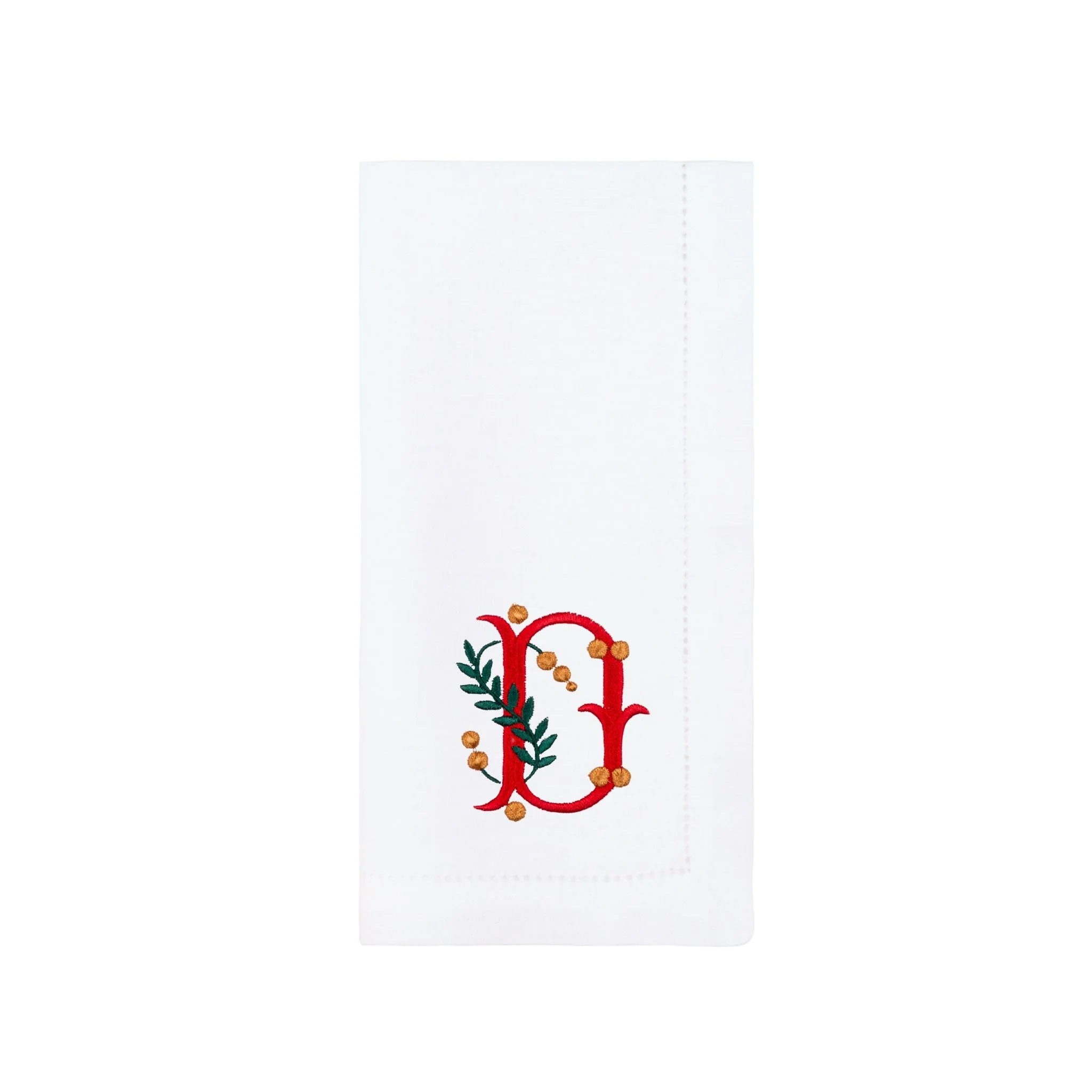 Roupa de mesa Mafra, em linho, com letras de Natal bordadas - Image 15