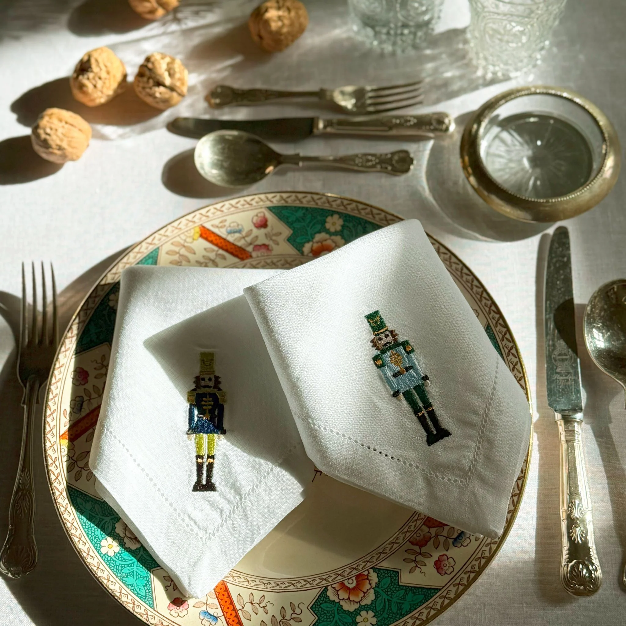 Roupa de mesa Mafra, em algodão, com soldados bordados - Image 14