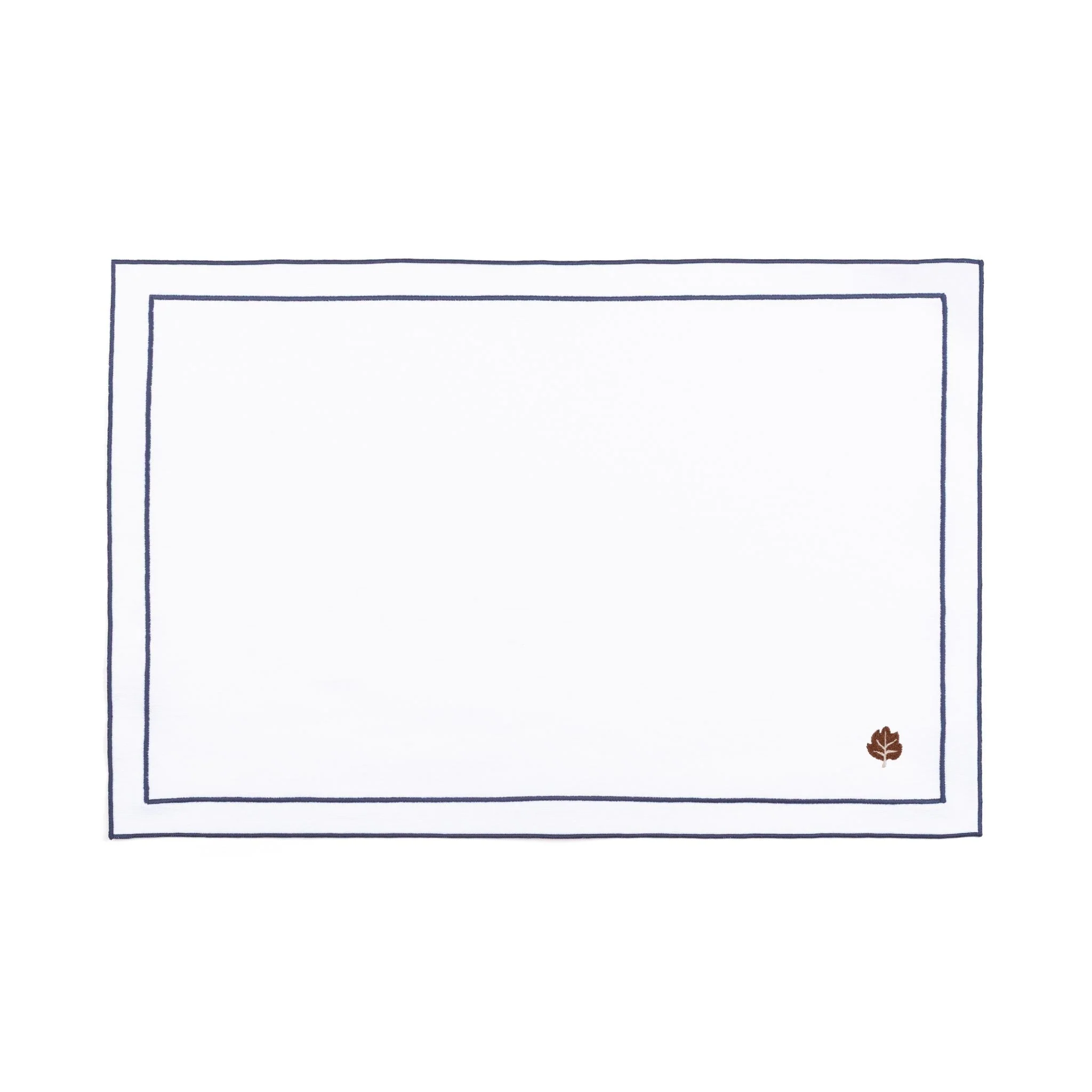 Roupa de mesa Nazaré branca, em algodão, com motivos de outono bordados - Image 72