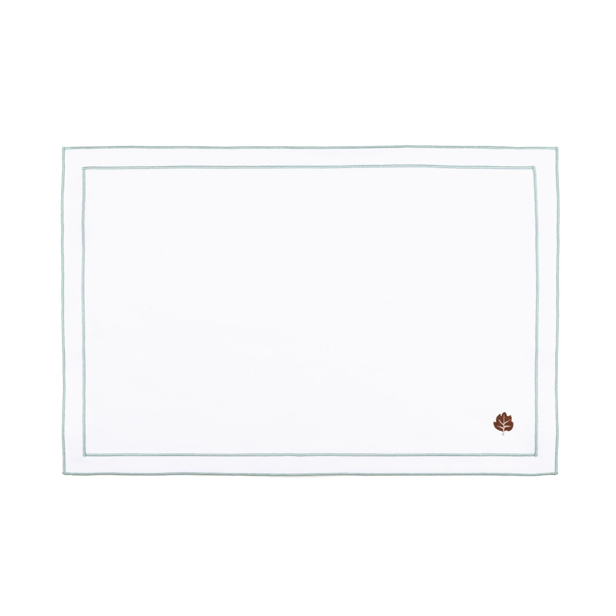 Roupa de mesa Nazaré branca, em algodão, com motivos de outono bordados - Image 73