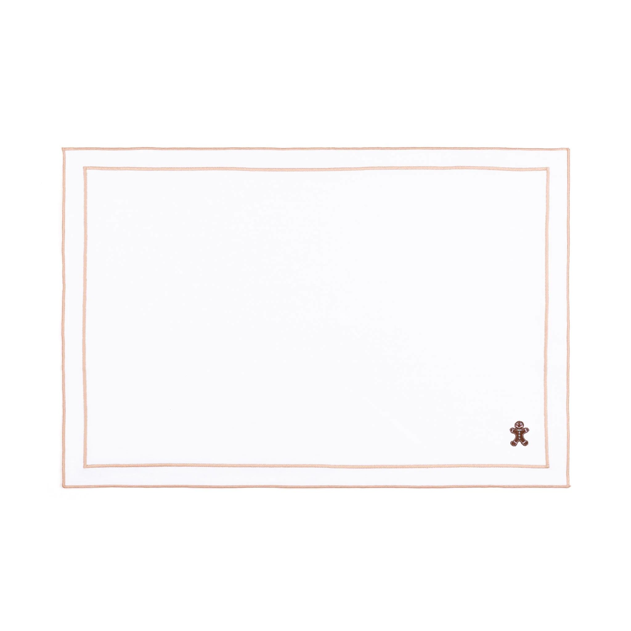 Roupa de mesa Nazaré branca, em algodão, com pequenos motivos de Natal bordados - Image 46