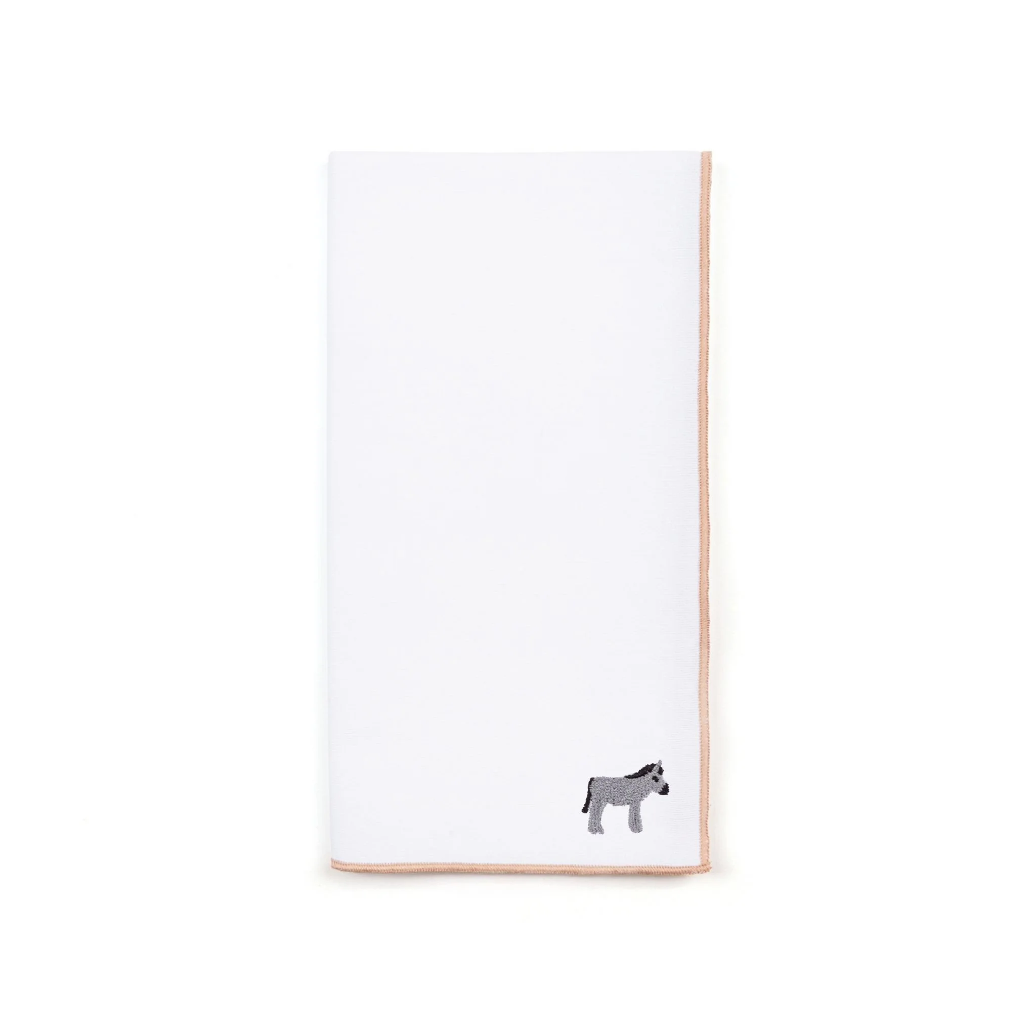 Roupa de mesa Nazaré branca, em algodão, com animais da quinta bordados - Image 24