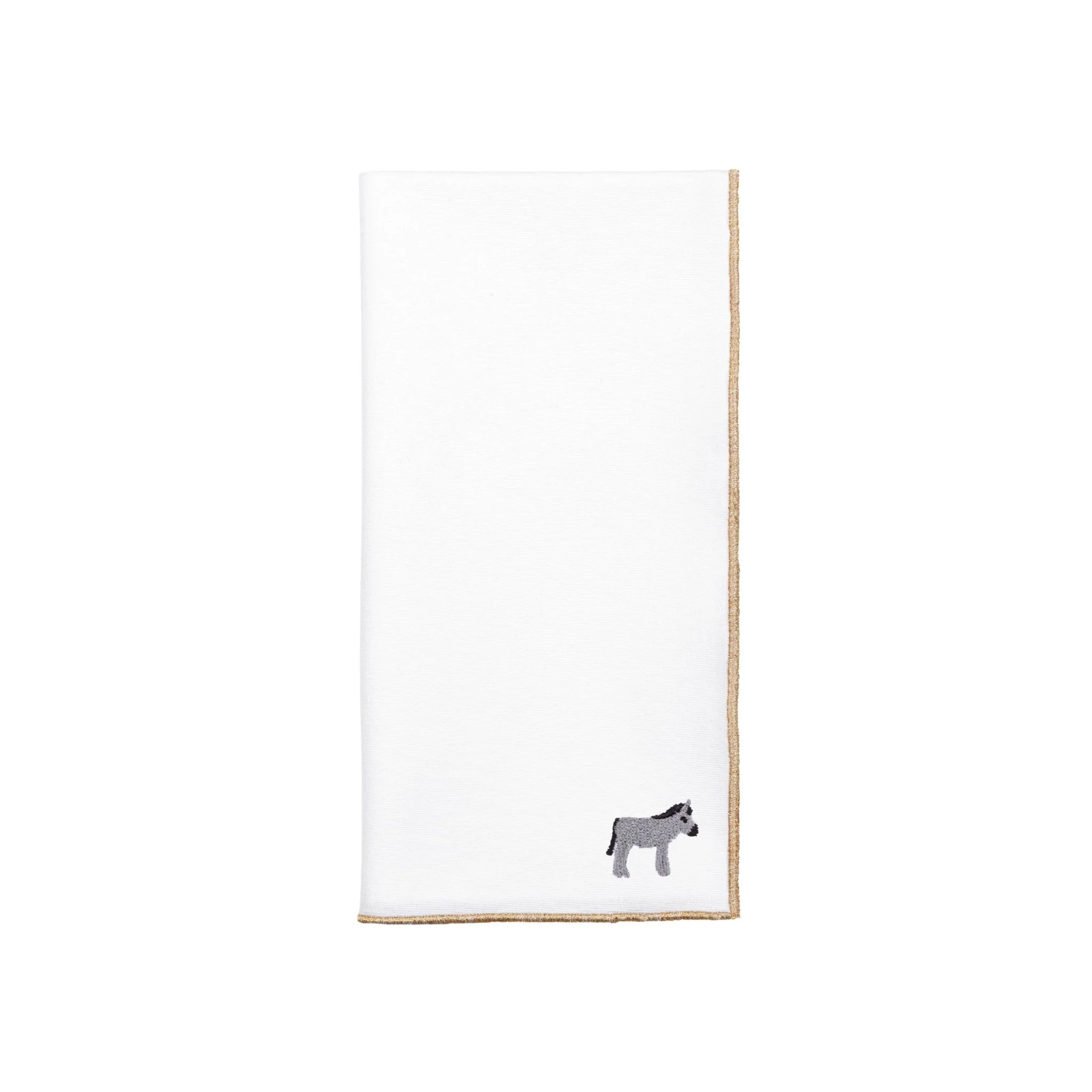 Roupa de mesa Nazaré branca, em algodão, com animais da quinta bordados - Image 33